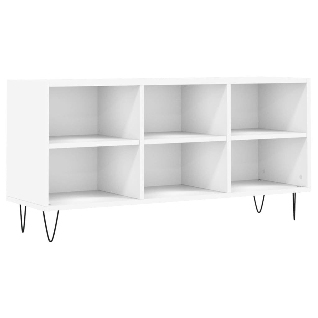 Holzwerkstoff cm Weiß vidaXL TV-Schrank (1-St) 103,5x30x50 TV-Schrank