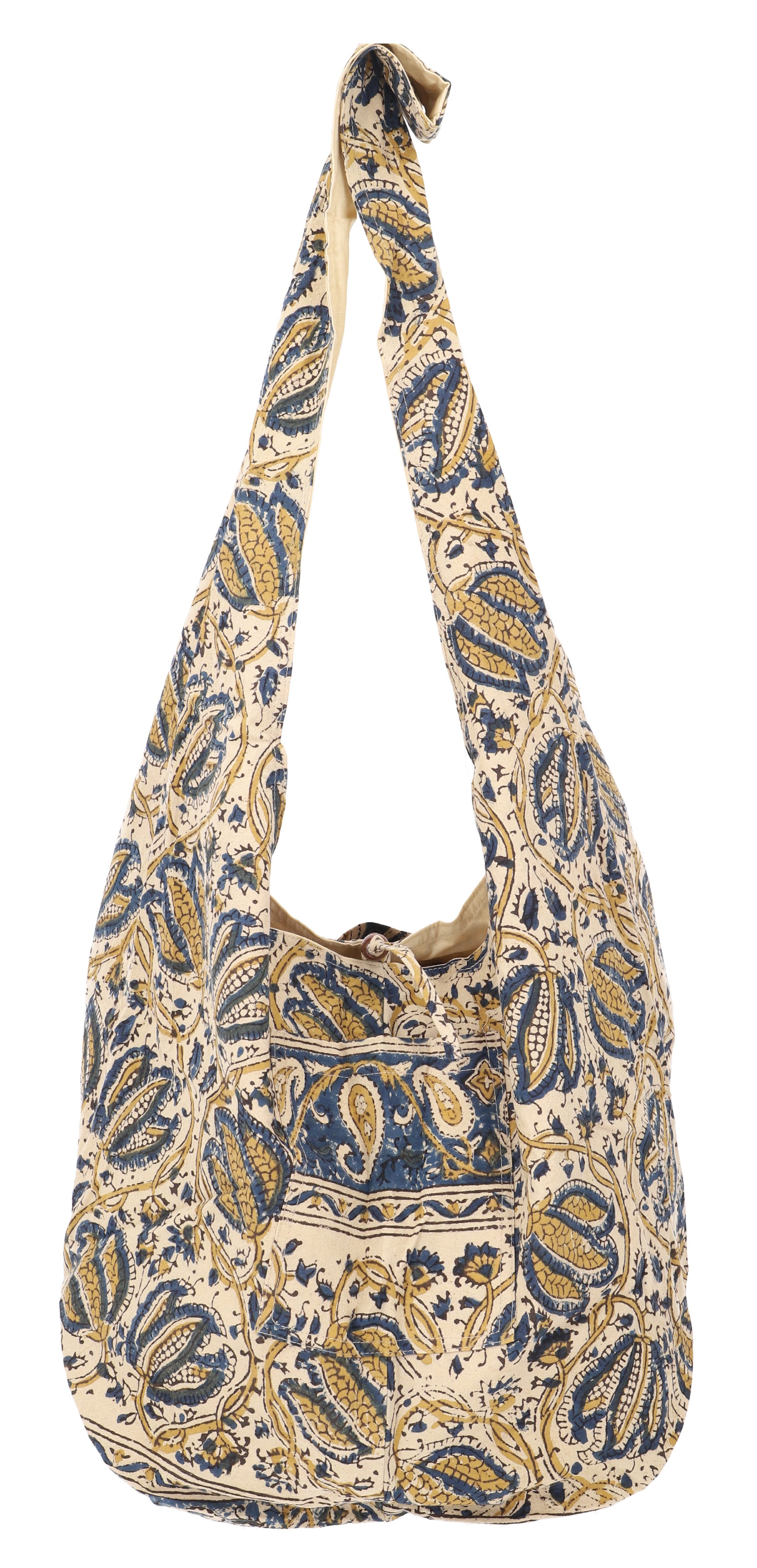 Guru-Shop Schultertasche Großer Baumwoll Schulterbeutel, Sadhu Bag,..