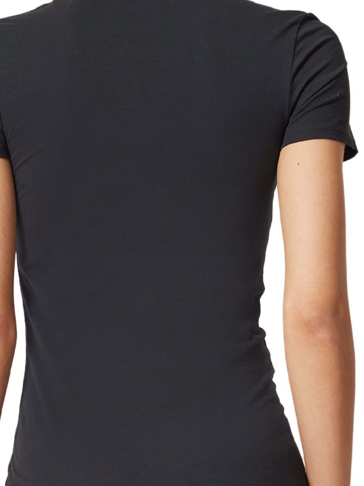 Skiny Unterhemd Damen Shirt kurzarm Cotton Essentials (Stück, 1-St) -