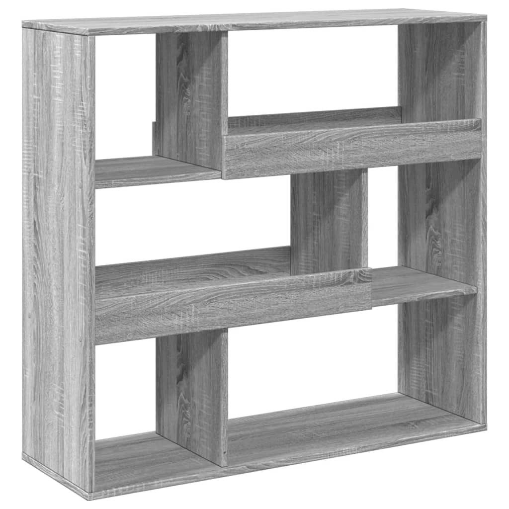 vidaXL Bücherregal Raumteiler Grau Sonoma 100x33x94,5 günstig online kaufen