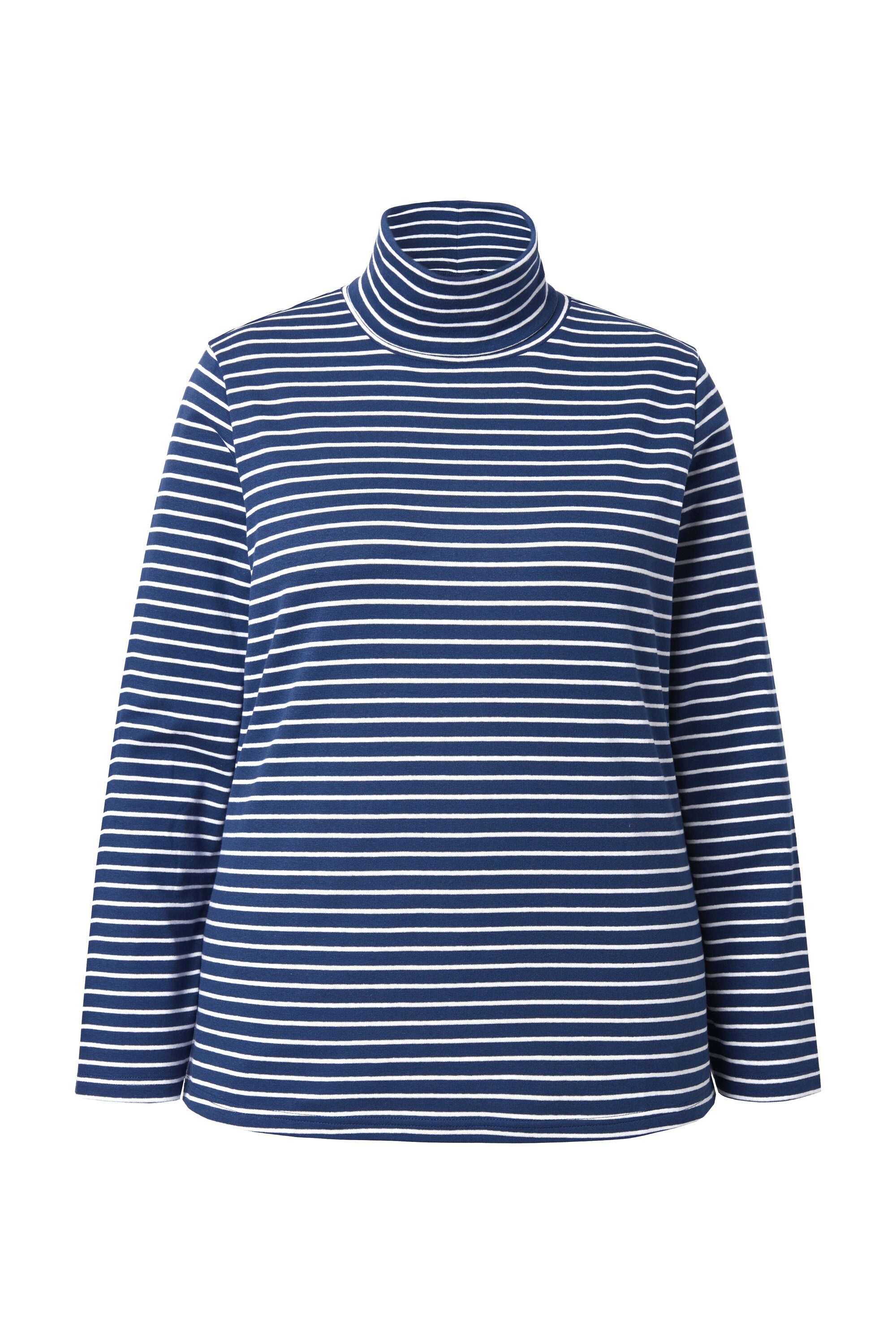 Ulla Popken T-Shirt Shirt gerippt Slim günstig online kaufen