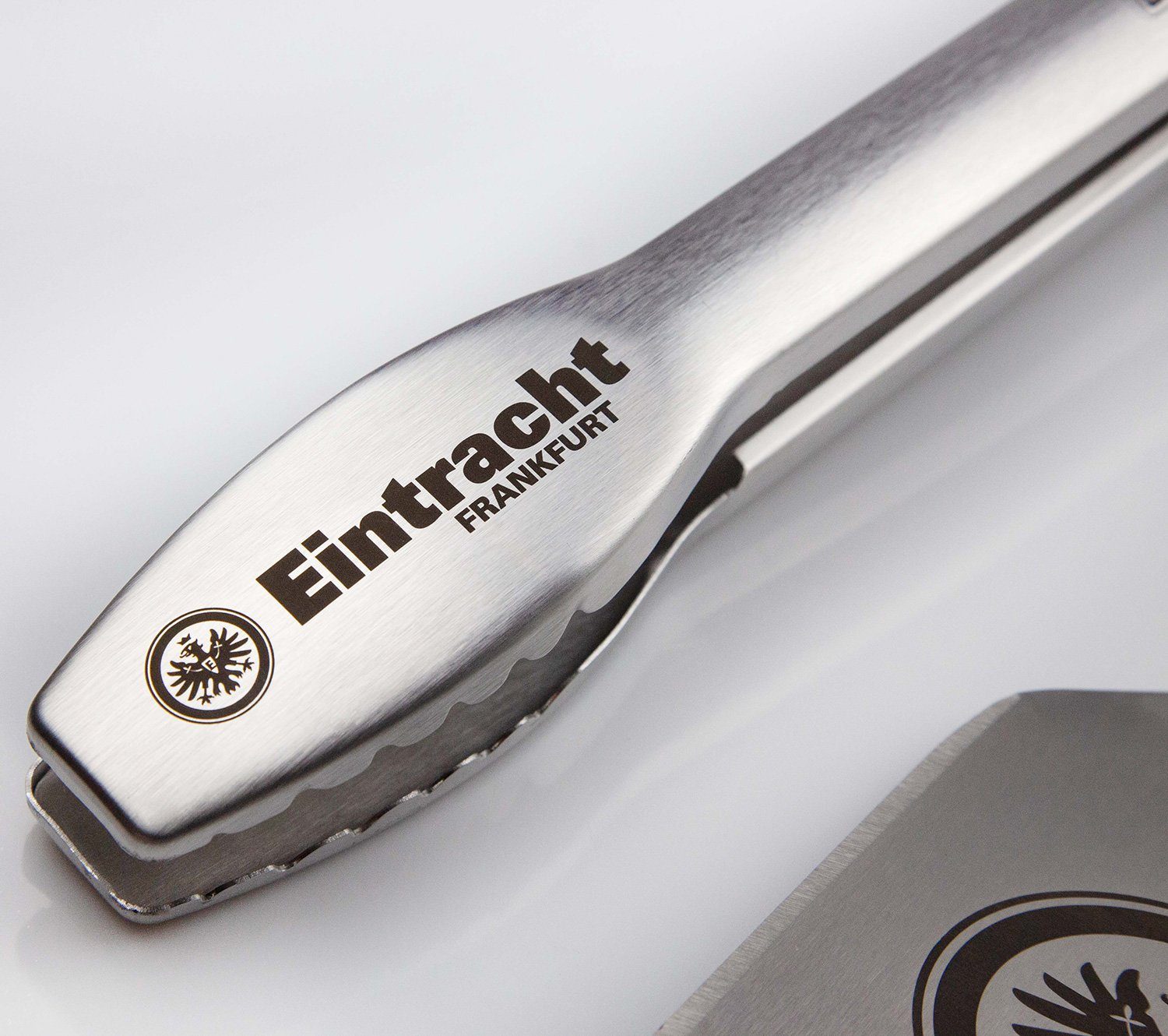 Eintracht Frankfurt KP -Gabel Premium Grillbesteck Grillbesteck-Set -Wender und Edition - Grillfürst Grillzange, - mit Set Grillfürst