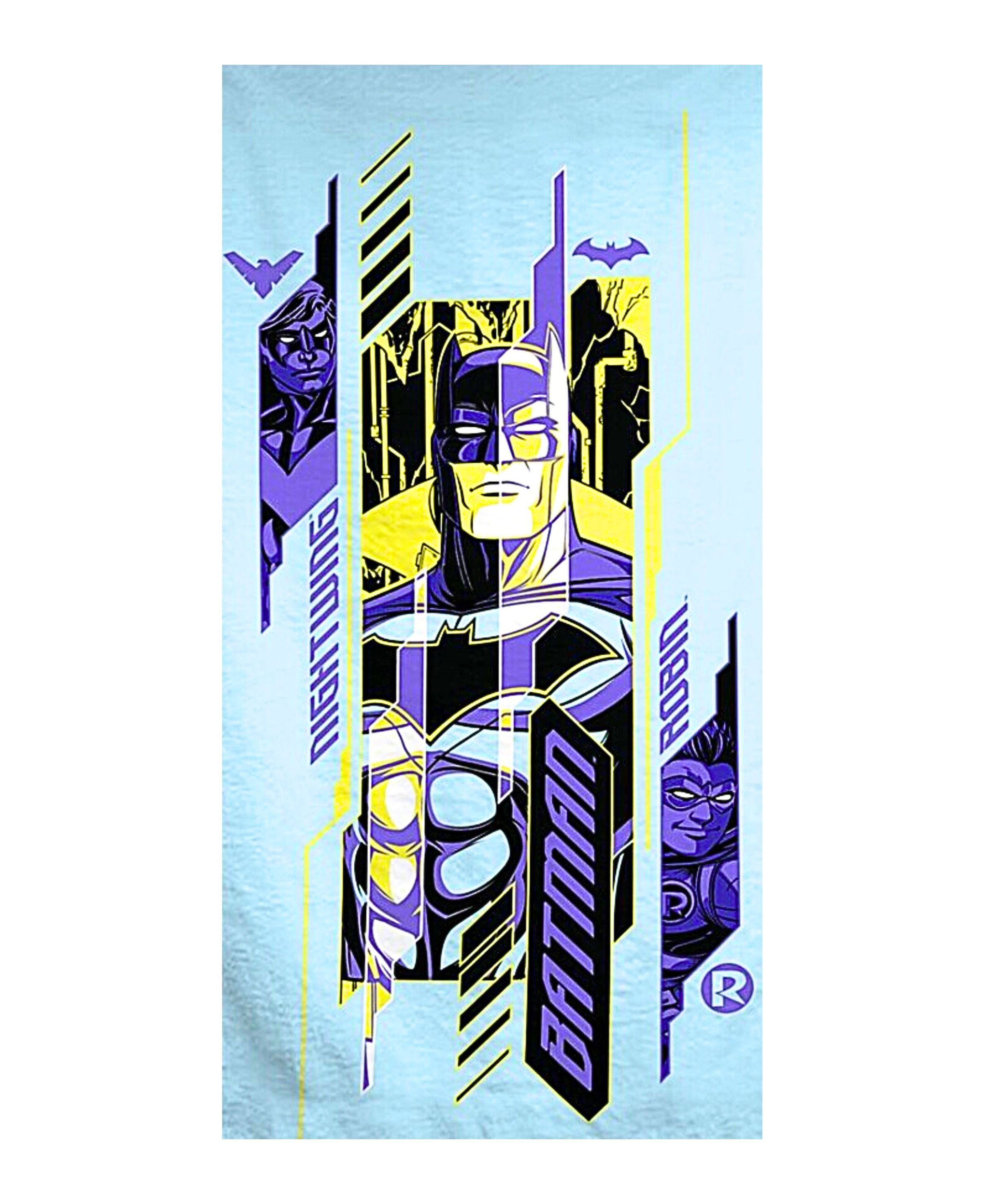 Batman Badetuch DC COMICS, Mikrofaser, Strandtuch 70 x 140 cm schnelltrocknend