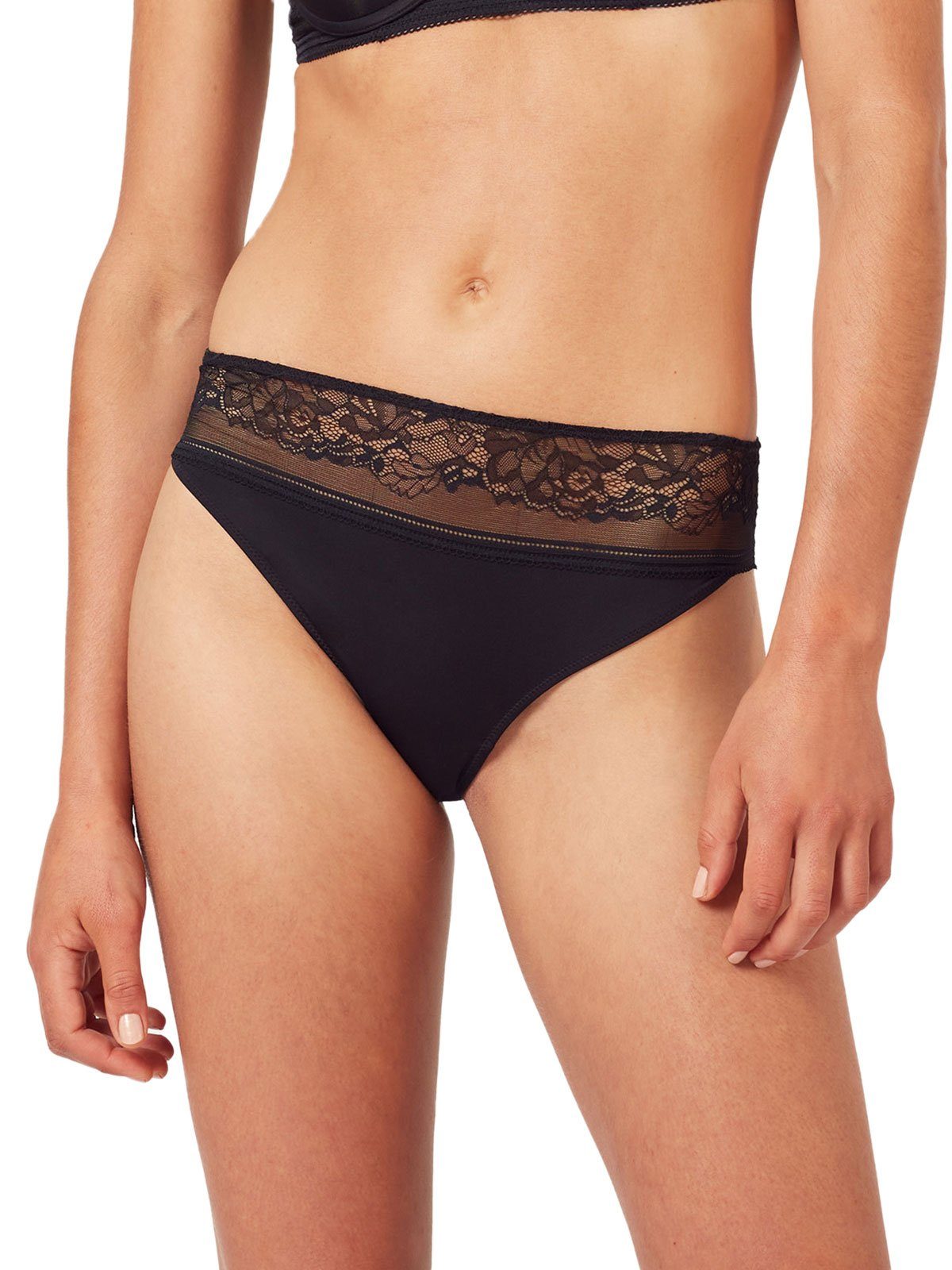 HUBER Bikinislip Damen Rio Slip hautnah Soft Floral Micro (Stück, 1-St) recyceltes Material