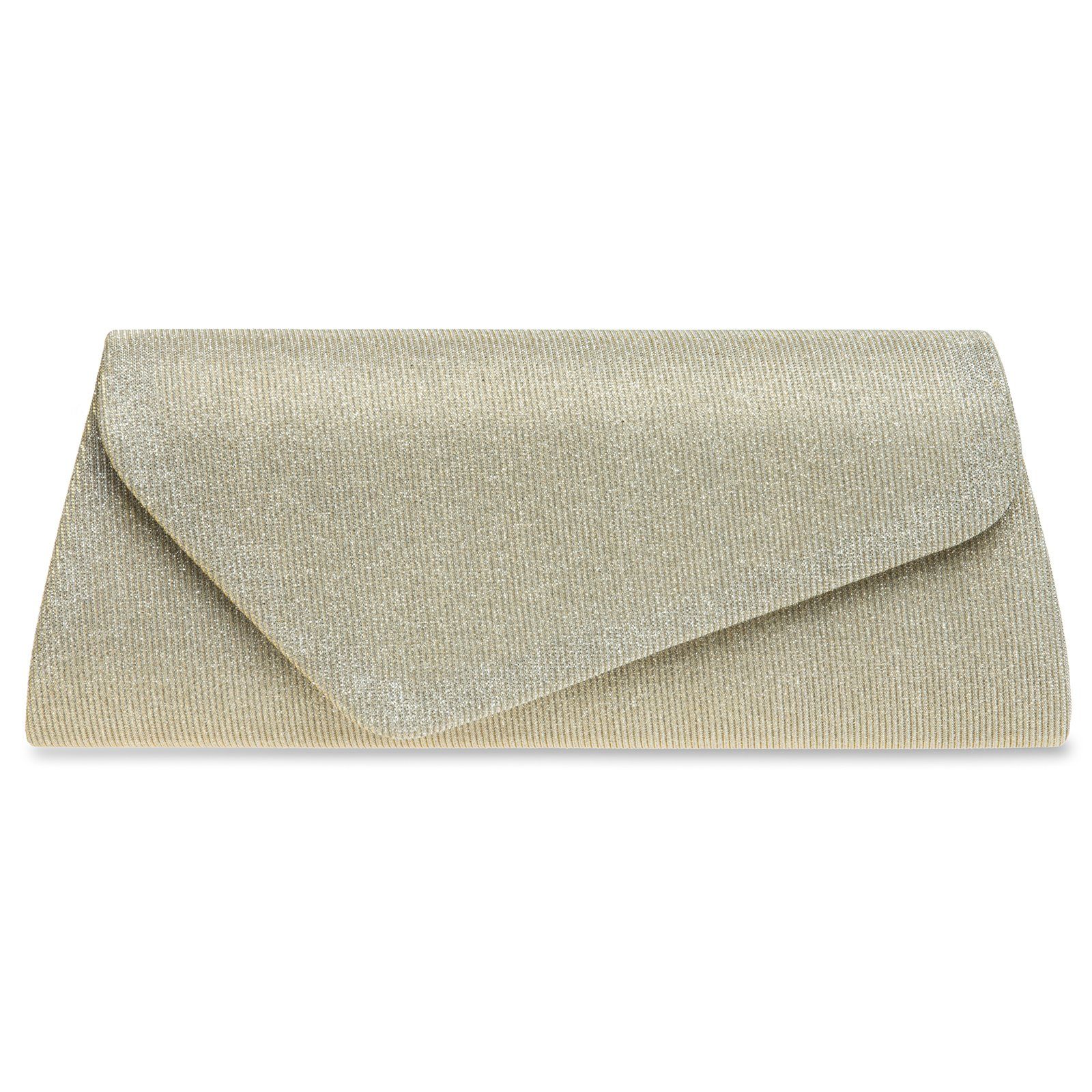 Caspar Clutch TA394 elegante Damen Glitzer günstig online kaufen