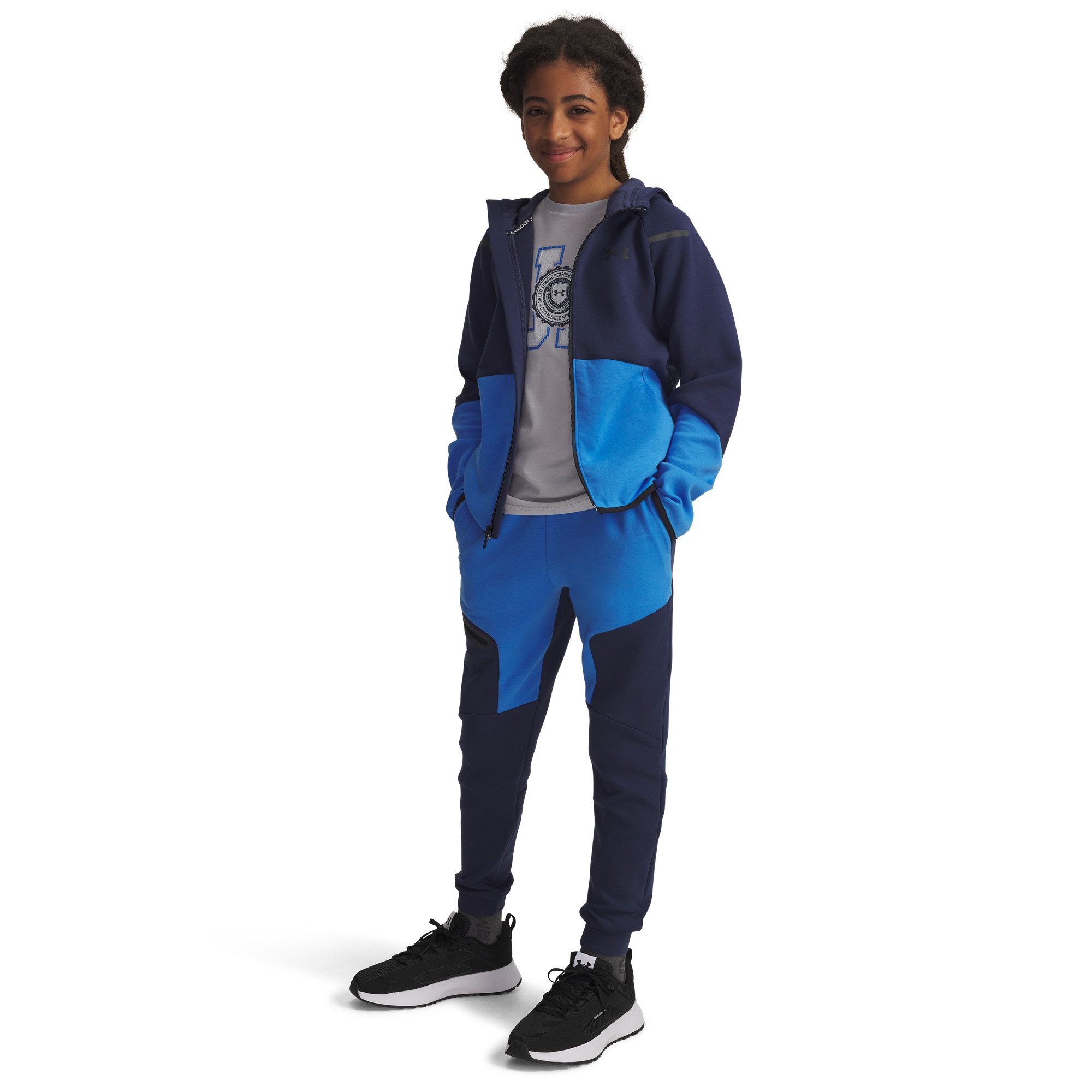 Under Armour® Fleecejacke Under Armour Jungen Fleecejacke Unstoppable Flc FZ 1386687