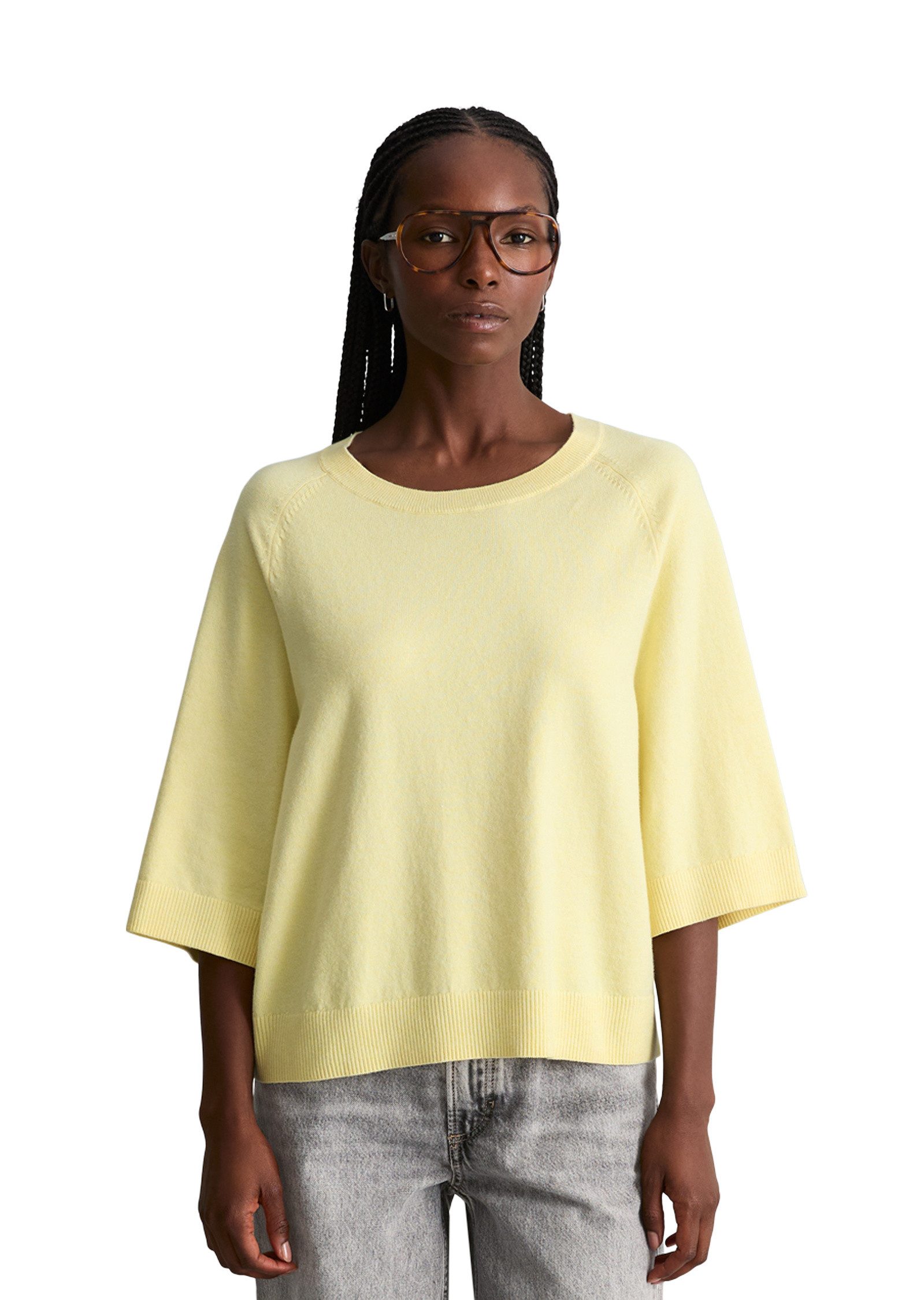 Marc O'Polo DENIM Strickpullover aus Soft Cotton Stretch