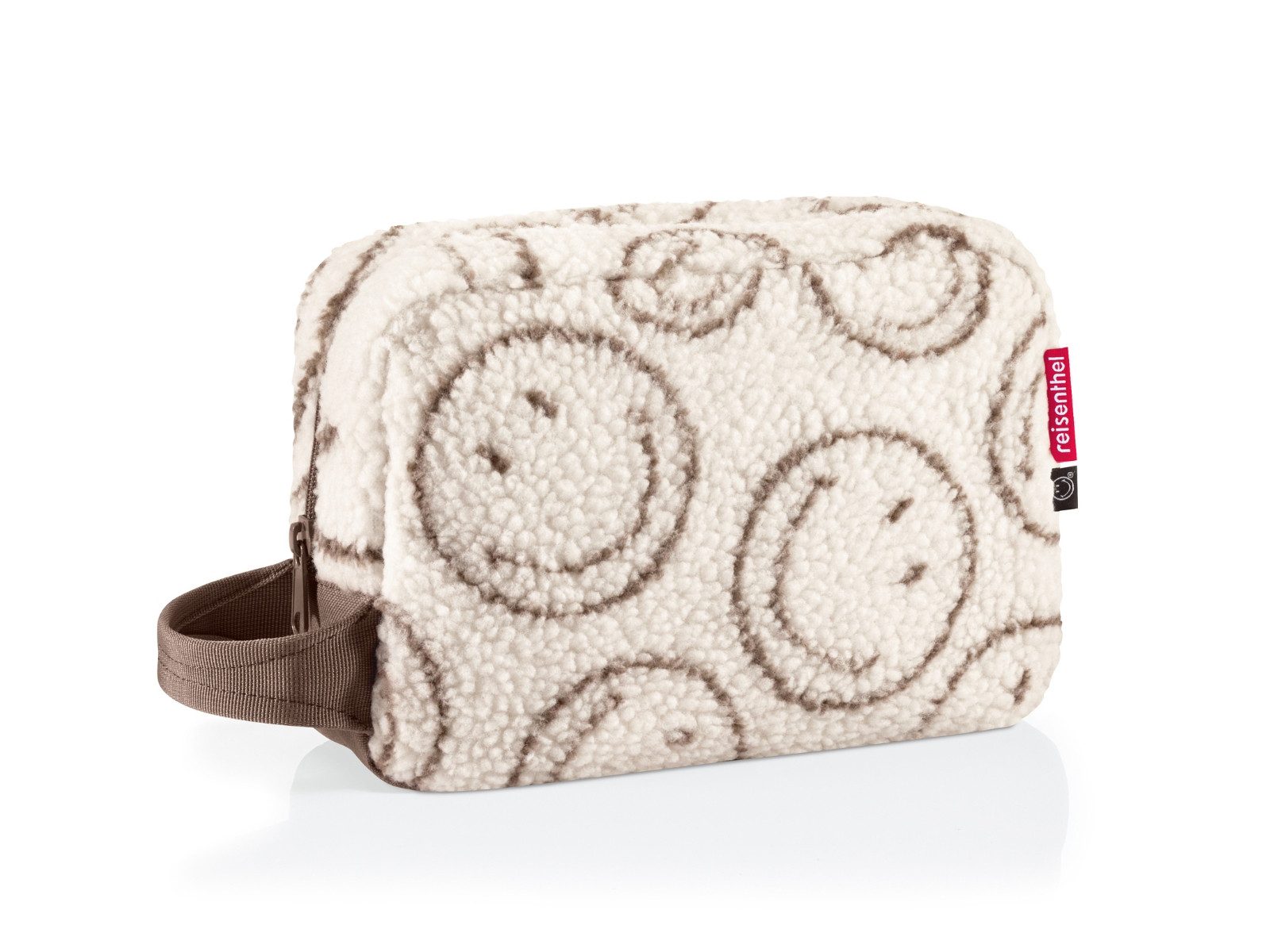REISENTHEL® Kosmetiktasche cosmeticpouch M smiley® teddy chocolate – Bild 2 von 2