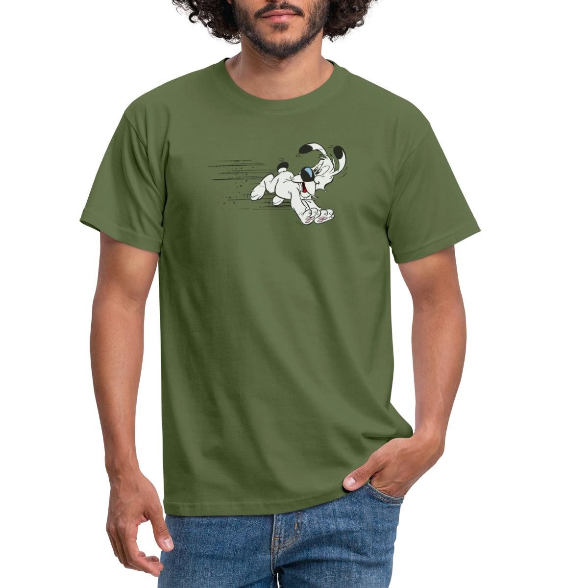 Spreadshirt T-Shirt Asterix & Obelix Idefix Hat Es Eilig Männer T-Shirt (1-tlg)