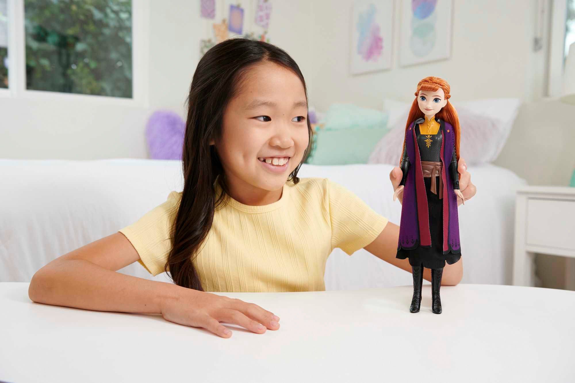 Eiskönigin, Anziehpuppe inklusive Die Accessoires Mattel® Disney Film Anna (Outfit 2),