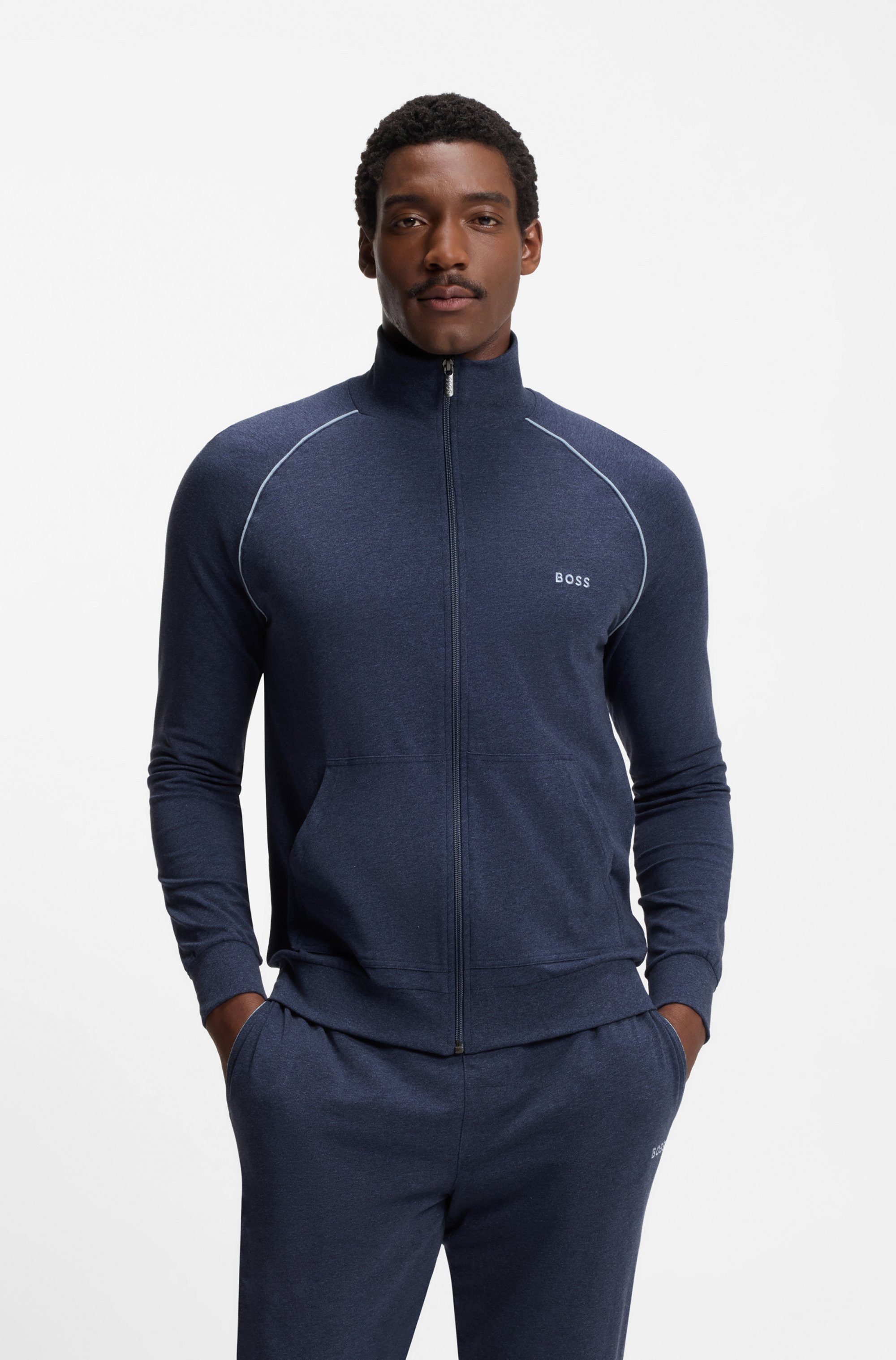 BOSS Sweatjacke Mix&Match Jacket Z mit Kängurutasche günstig online kaufen