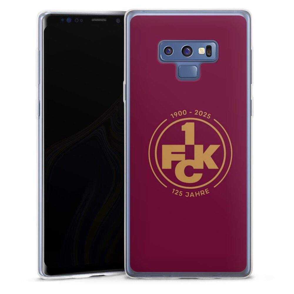 DeinDesign Handyhülle 1. FC Kaiserslautern 1. FCK 125 Jahre 1. FCK 125. Jubiläum, Samsung Galaxy Note 9 Slim Case Silikon Hülle Ultra Dünn Schutzhülle