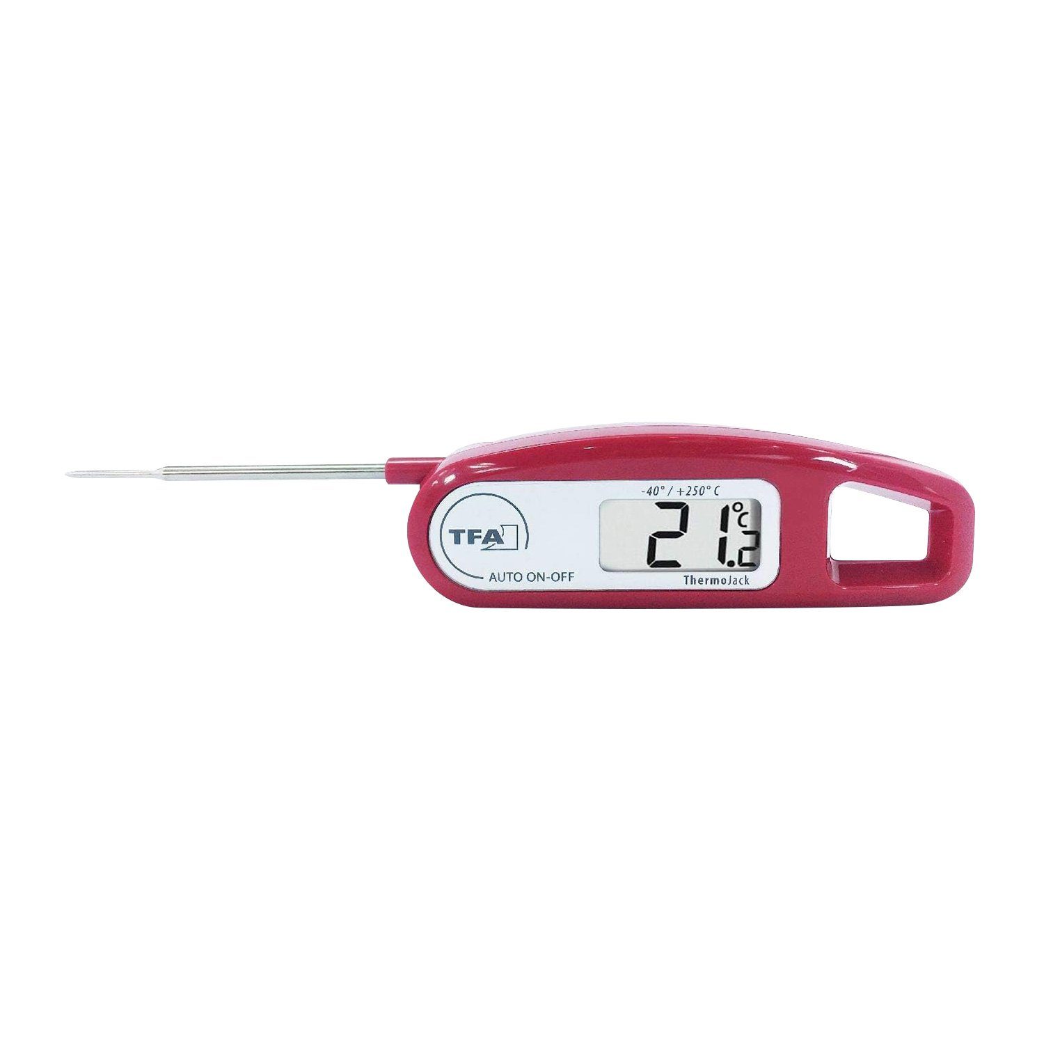 Wetterstation Wetterinstrumente TFA Klapp-Einstichthermometer (rot)