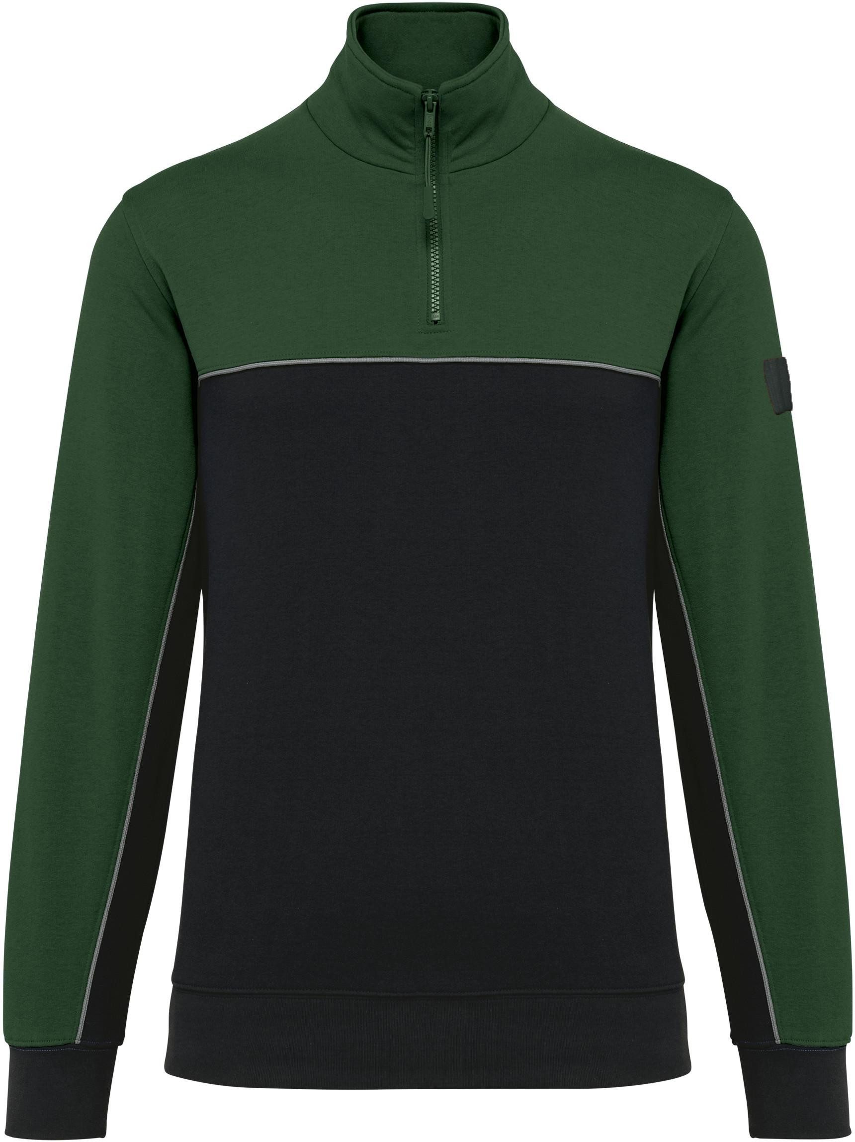 Sweatshirt Umweltfreundliches Unisex-Sweatshirt Reißverschlusskragen