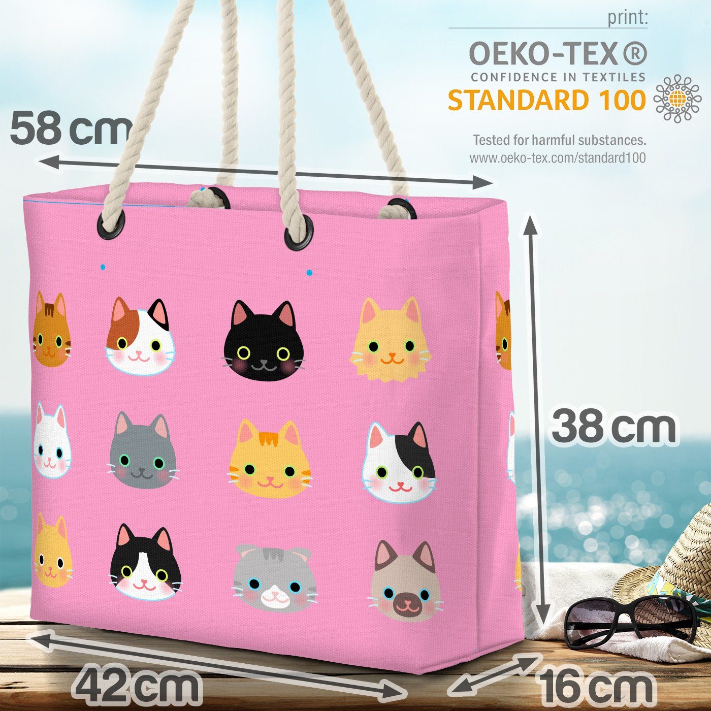 Bag Spielzeug Kinder Japan Katze Anime (1-tlg), VOID Kitty Strandtasche Kinderzimmer Haustier Katzen Beach