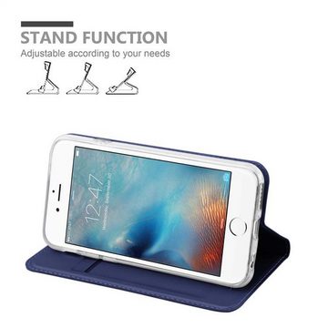 Cadorabo Handyhülle Apple iPhone 6 PLUS / 6S PLUS Apple iPhone 6 PLUS / 6S PLUS, Klappbare Handy Schutzhülle - Hülle - mit Standfunktion und Kartenfach