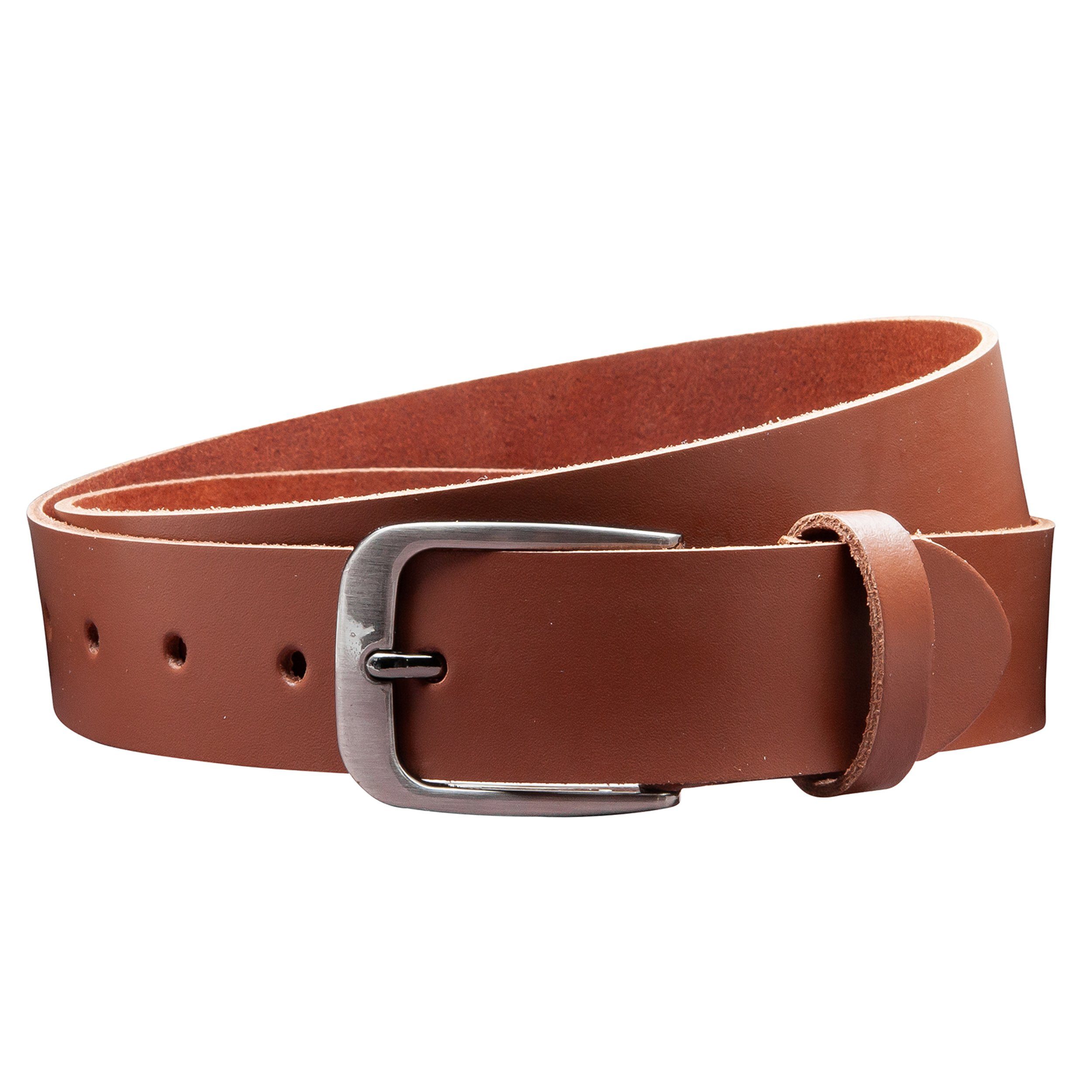 COLOGNEBELT Ledergürtel OM434-SL-Hellbraun MADE IN GERMANY, Hellbraun Kürzb günstig online kaufen