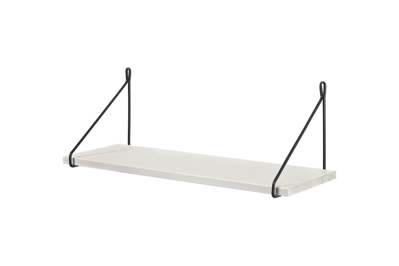 Dolle Wandregal Dolle Wandregal Filo 60 x 20 cm weiß/schwarz günstig online kaufen