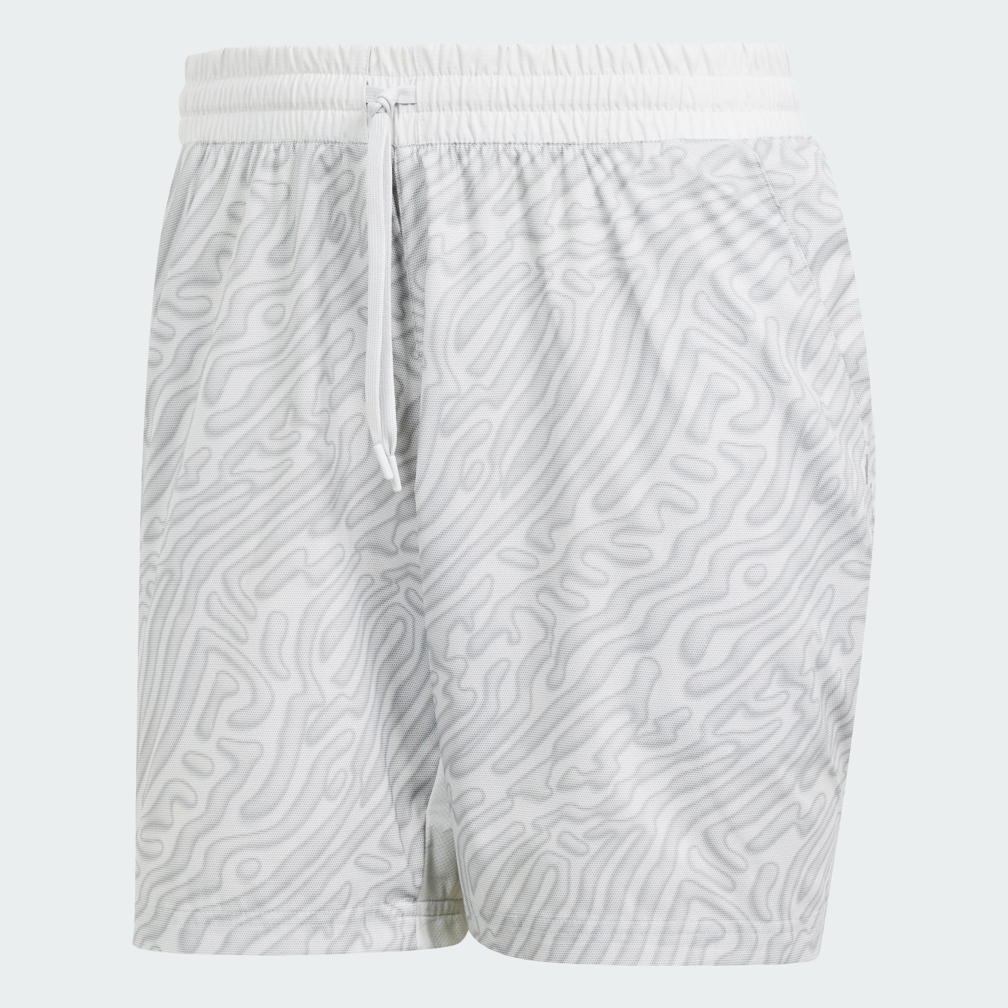 adidas Performance Funktionsshorts ERGO One TENNIS Grey HEAT.RDY PRO PRINTED Solid SHORTS / Charcoal Grey 7-INCH