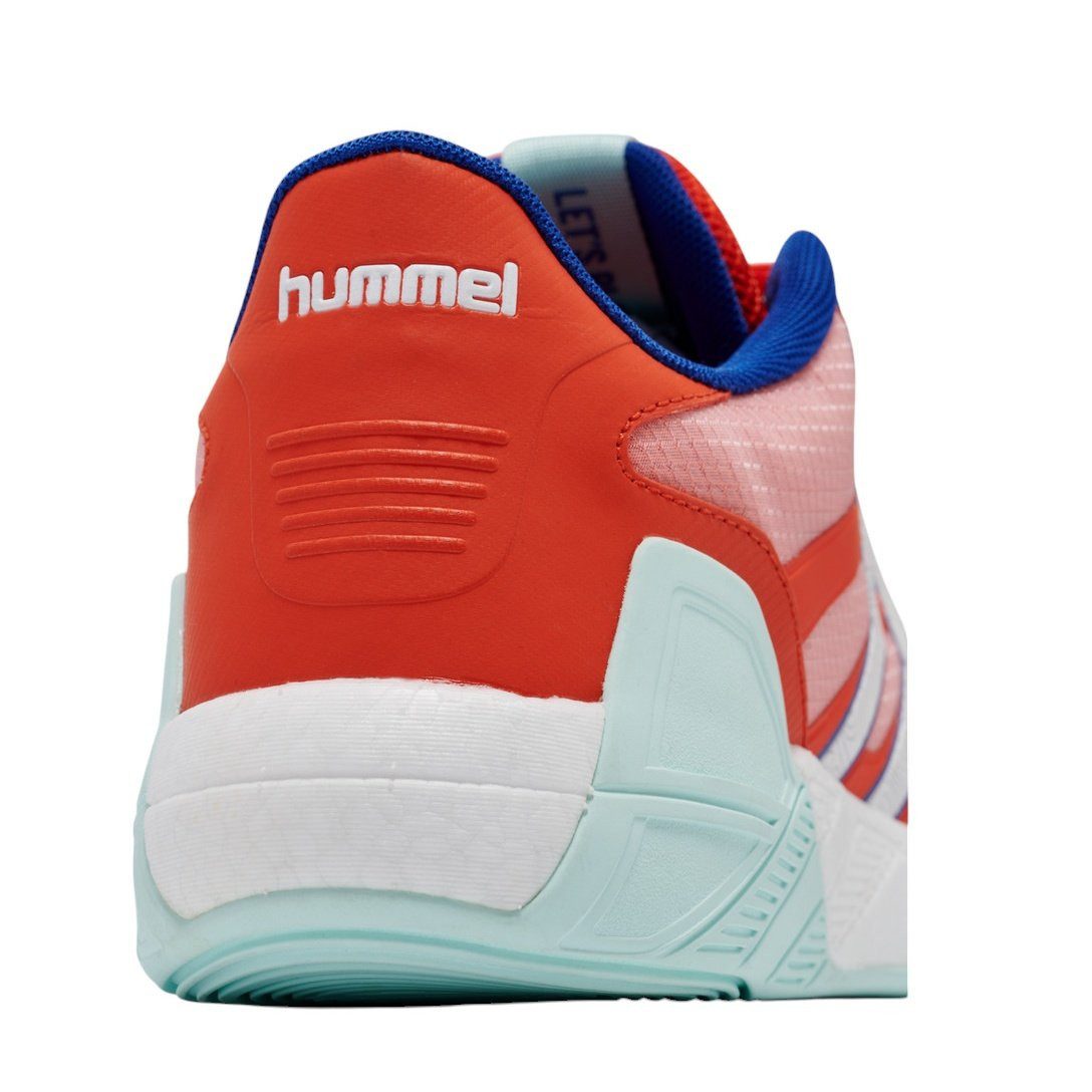 hummel Hallen-Indoorschuhe Algiz 25ICON rot/blau/weiss Herren Squashschuh
