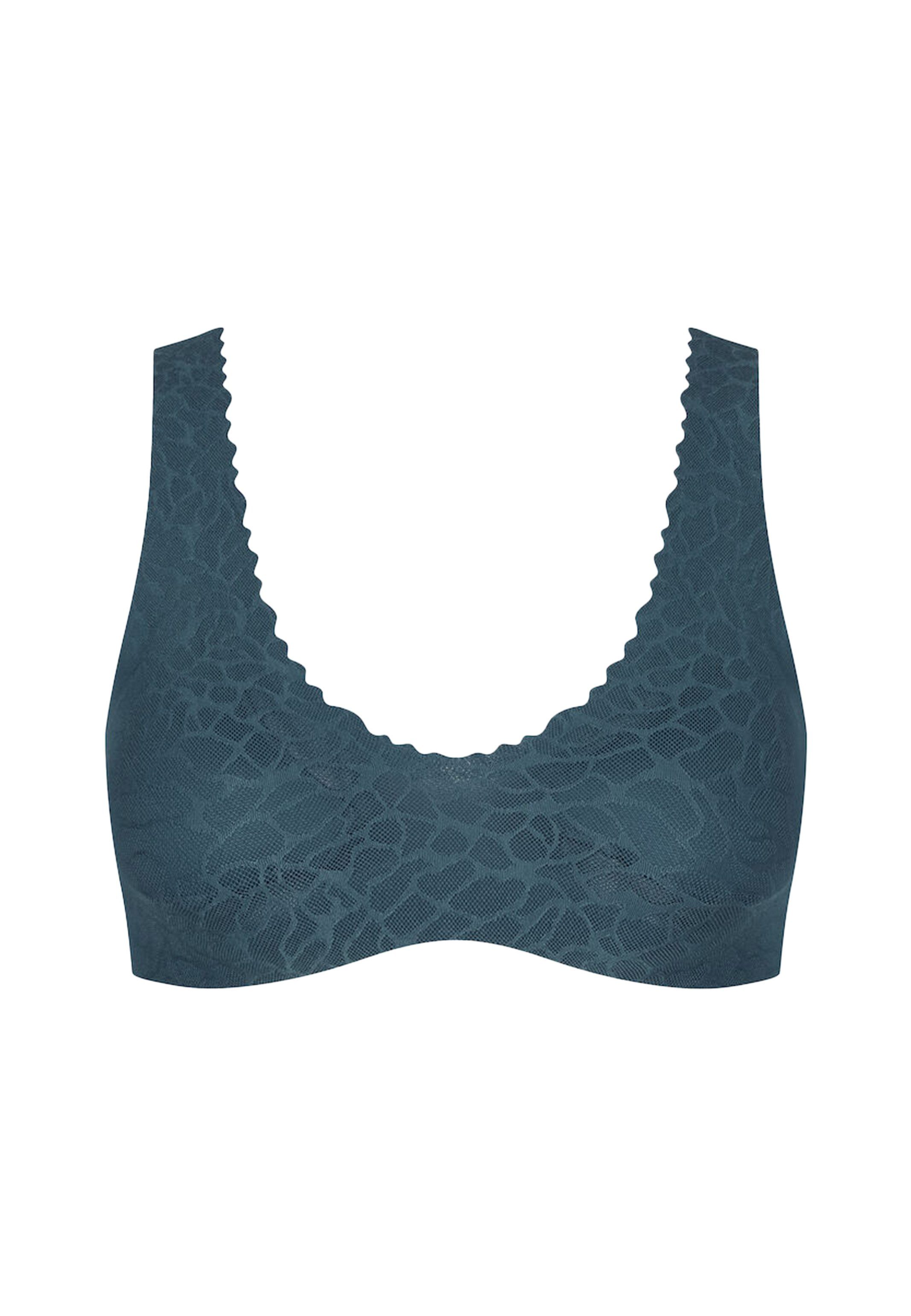 2.0 Cups Secret - Bralette Sloggi gepolsterte - Nahtlos Leicht Bralette-BH Lace Lagoon (1-tlg) Feel ZERO