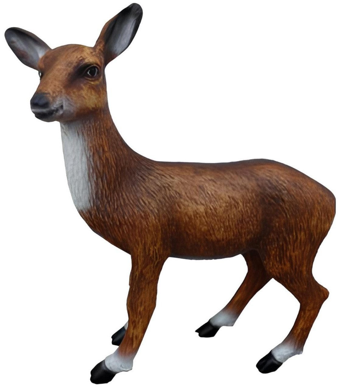 Xlmoebel Tierfigur Rehkitz und Hirschbaby Deko-Skulptur für den Garten (1 St., Skulptur A40-83cm), Hergestellt in Europa