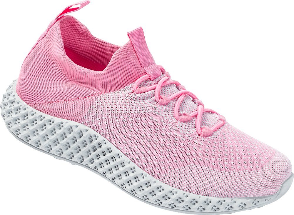 Patsy & Lou Slip-On Sneaker ultraleichter Sockenschuh mit druckfreiem Sitz rosa