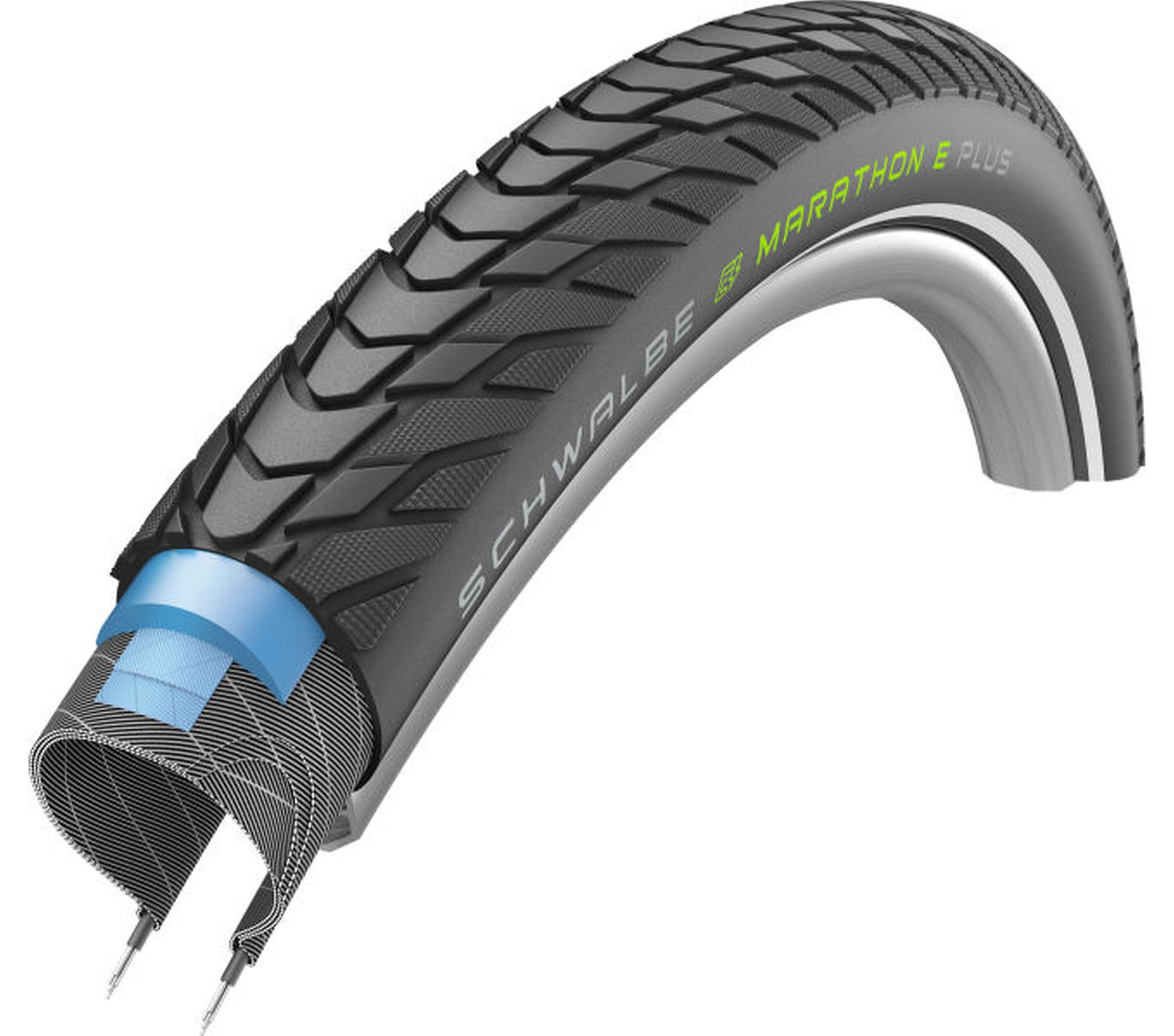 Schwalbe Fahrradreifen, EBike- Fahrradreifen MARATHON E Plus -28x2.15"55-622