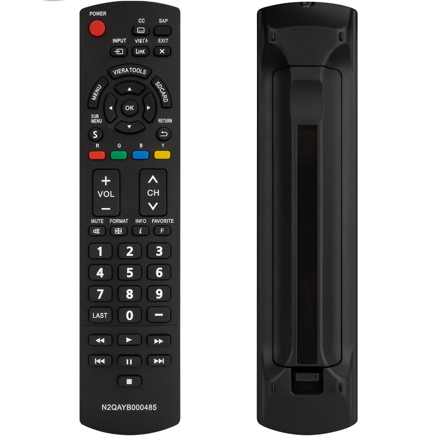 Mycotech Panasonic N2QAYB000485 Ersatz Fernbedienung TV Viera Remote Control Fernbedienung