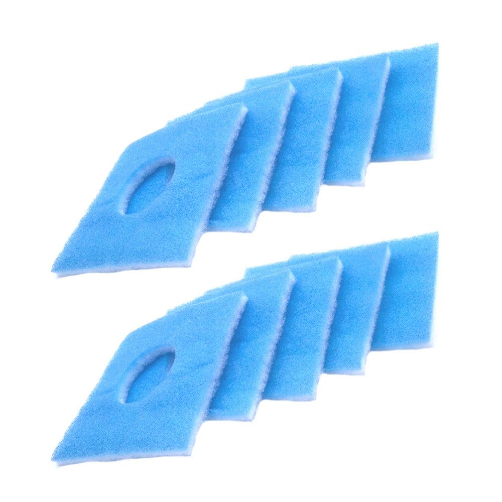 Trade-Shop Ersatzfilter Luftfilter 10x passend für Limodor Limot Lüfterserie F Typ D, LF, ELF, Zubehör für Limodor F-LF/5, 00010 / Ersatzteil für Lüftungsgerät, Maße: 226 x 226mm / Lochdurchmesser: 95mm / Filterklasse: G3