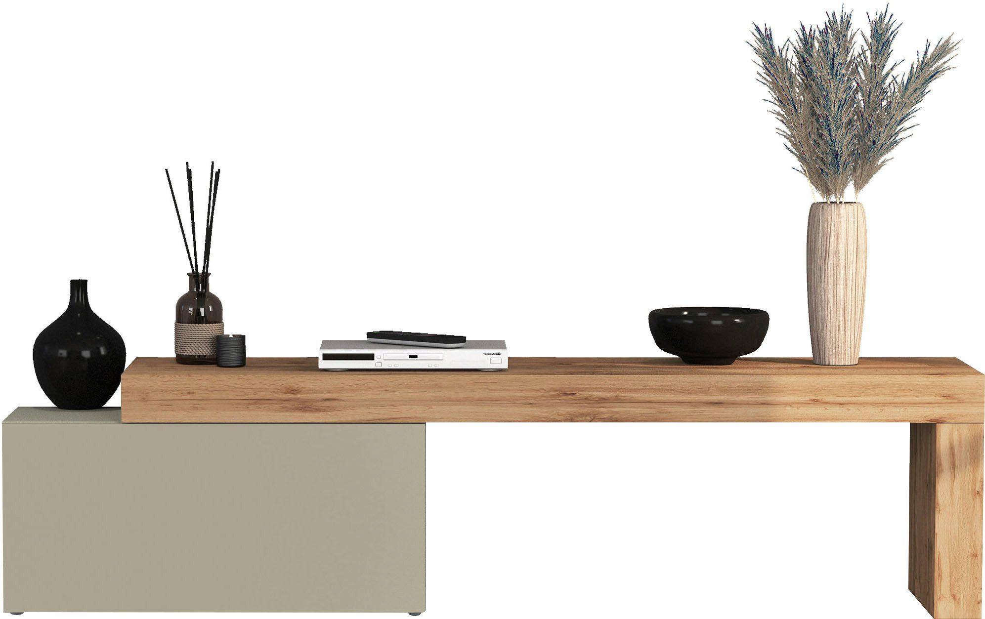 OTTO home Lowboard Chronos TV-Board, TV-Schrank (1 St., Breite verstellbar günstig online kaufen
