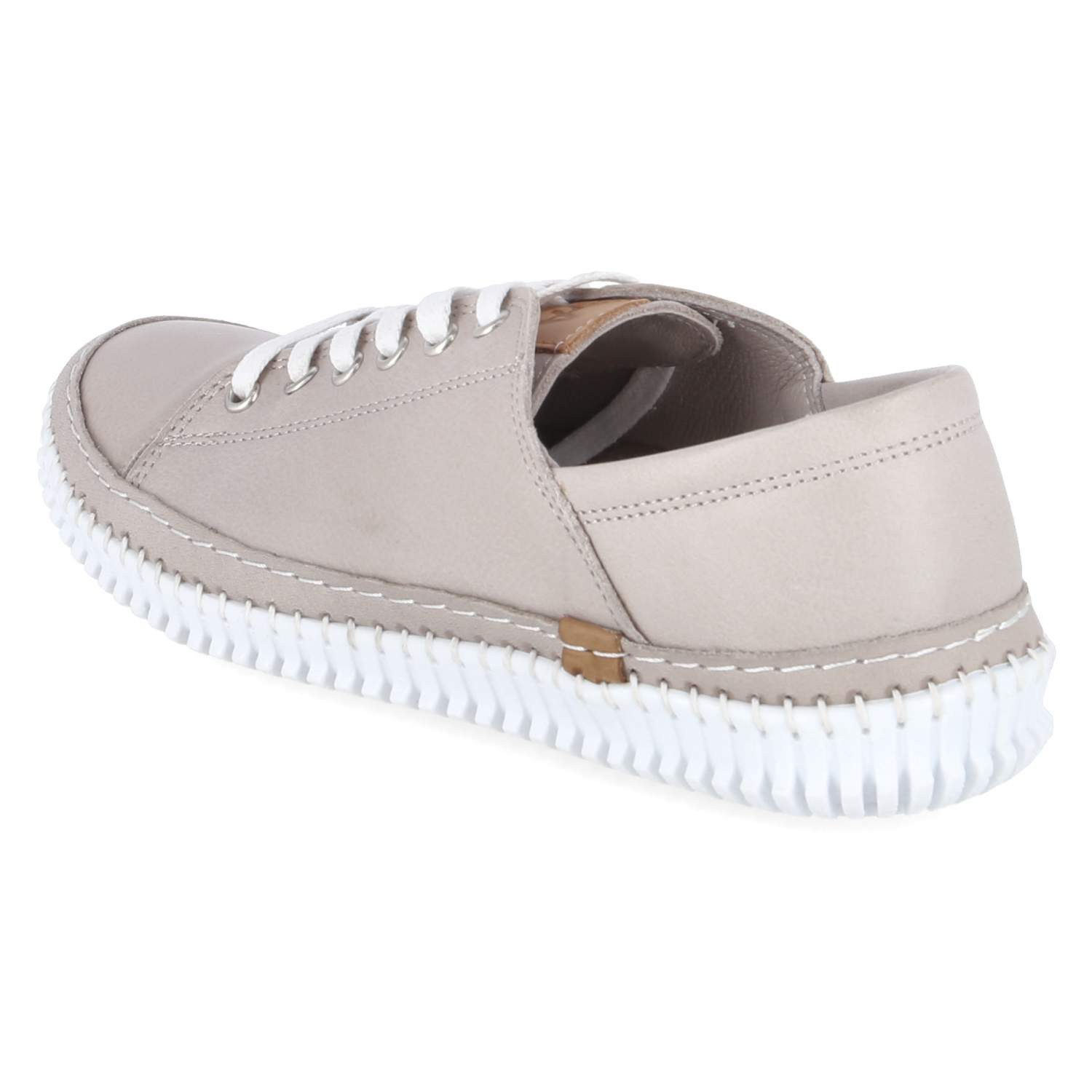 Andrea Conti Andrea Conti 0027121-0111 SILBERGRAU Damen Glattleder grey Schnürschuh – Bild 3 von 5