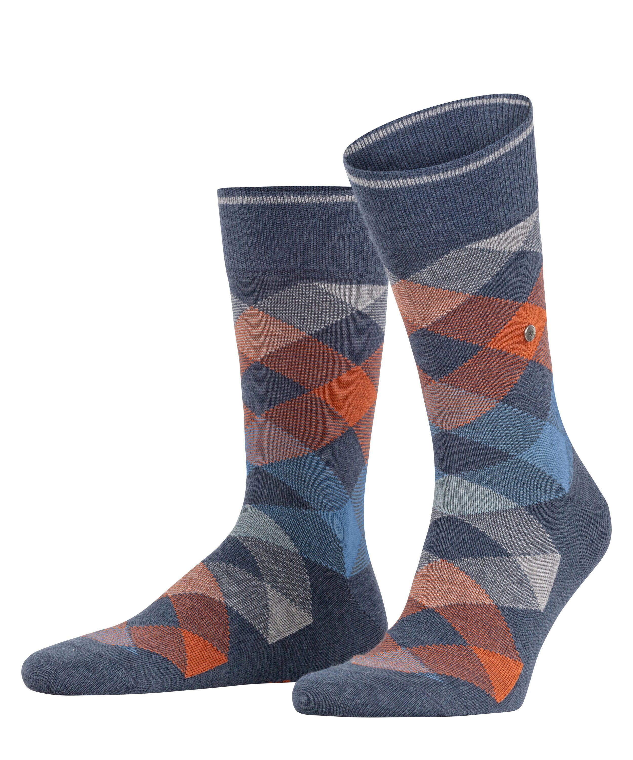 Burlington Socken Newcastle (1-Paar) dark blue mel. (6688)