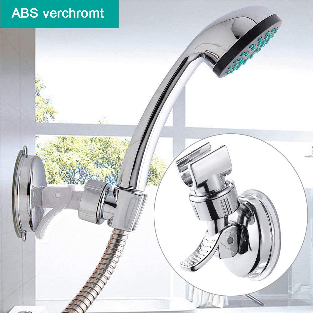 TUWENA Handbrause Duschkopfhalterung Saugnapf, Abnehmbarer Duschhalterung, (2-tlg) – Bild 4 von 5