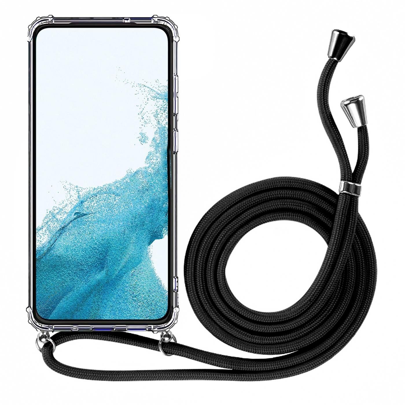 CoolGadget Handykette Handyhülle mit Handyband für Apple iPhone 15 6,1 Zoll, Case zum Umhängen Kette Halsband Kordel mit Hülle für iPhone 15