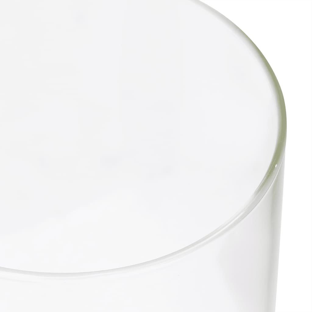 Transparent Vorratsdosen,Vorratsgläser mit ml Vorratsdose Stk. Bambusdeckel 4 vidaXL 1200