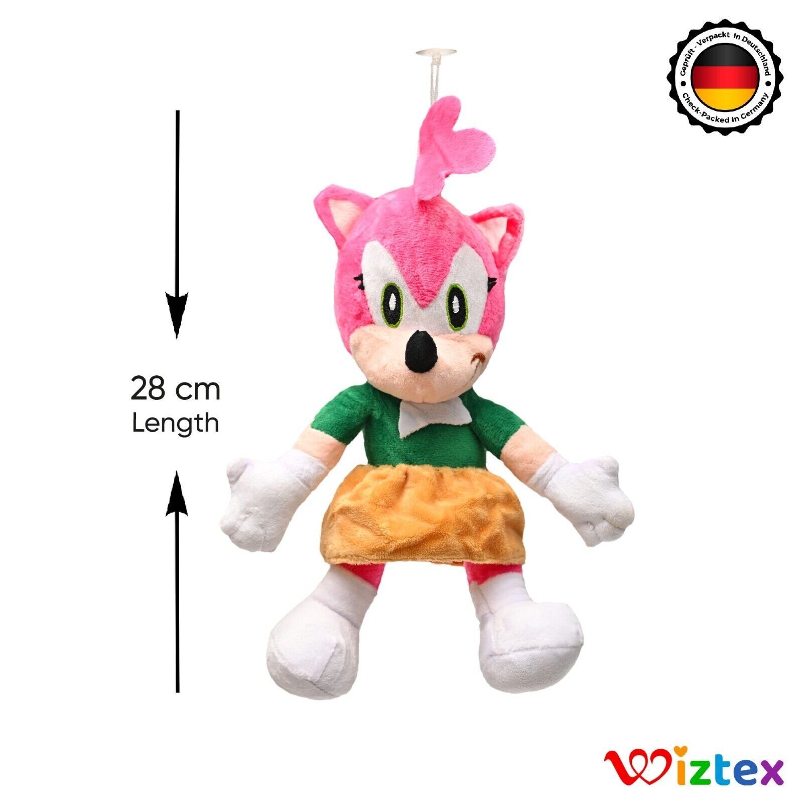 Wiztex Kuscheltier Sonic Plüschfigur 28 cm günstig online kaufen