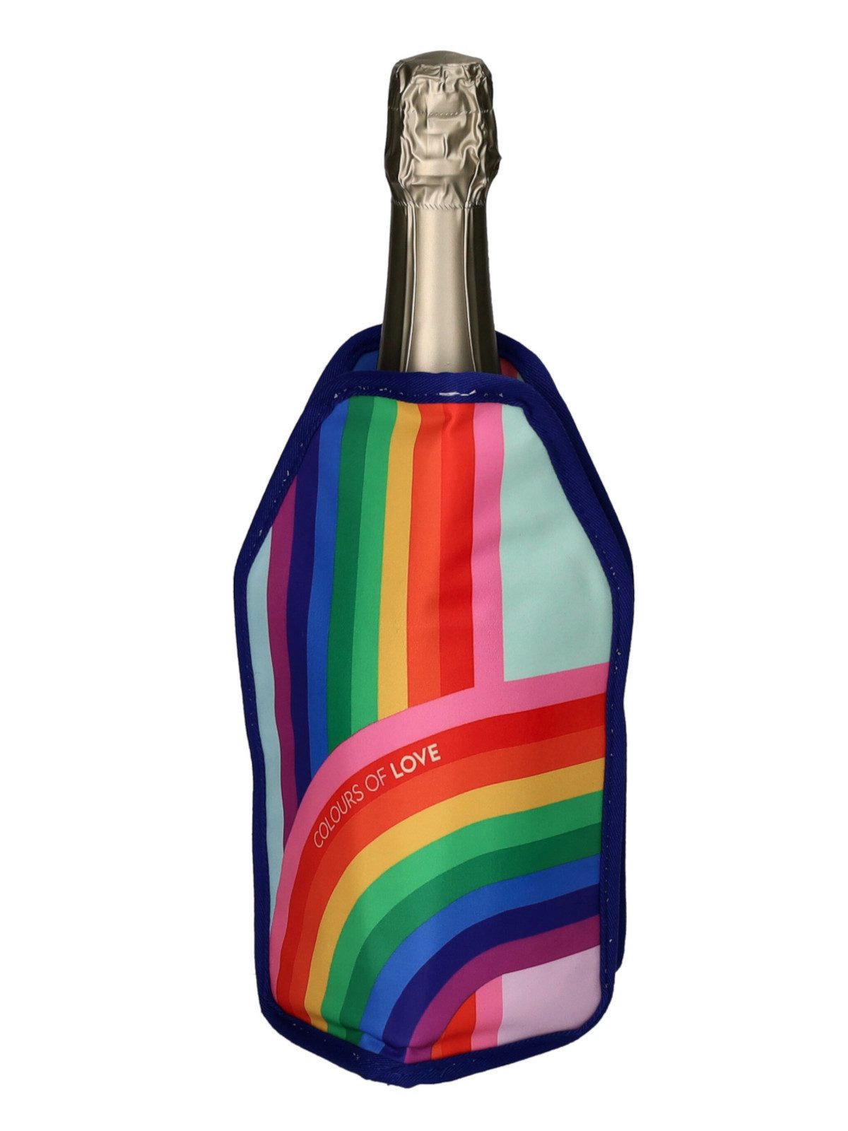 Giftcompany Weinkühler Froid Kühlmanschette Pride bunt 23,5cm