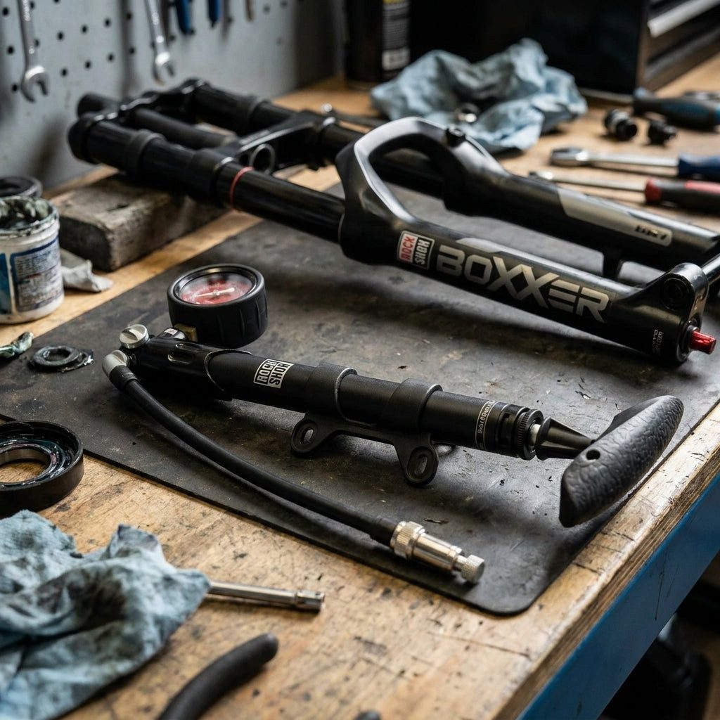 RockShox Fahrradpumpe Rockshox Luftpumpe für Boxxer hoher Druck/hohes Vol