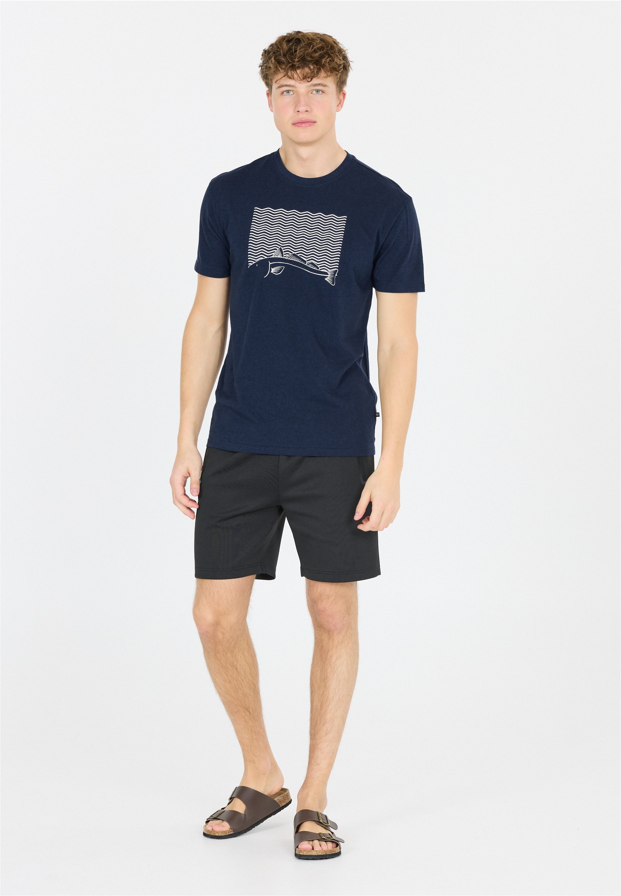 CRUZ T-Shirt Gander aus atmungsaktiver Baumwolle mit modischem Print