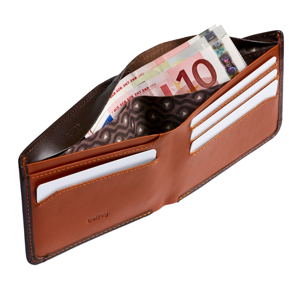 Hide & Geheimfach Bellroy für Java Brieftasche Seek, Für Premium-Leder, Münzen 5–12+ Karten,