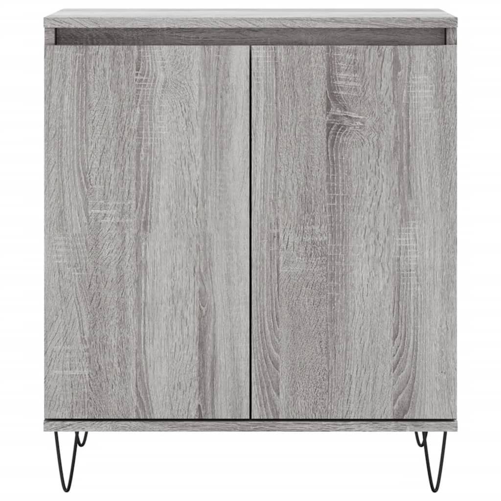 vidaXL Sideboard (1 St) Sideboard Grau Sonoma cm 60x35x70 Holzwerkstoff