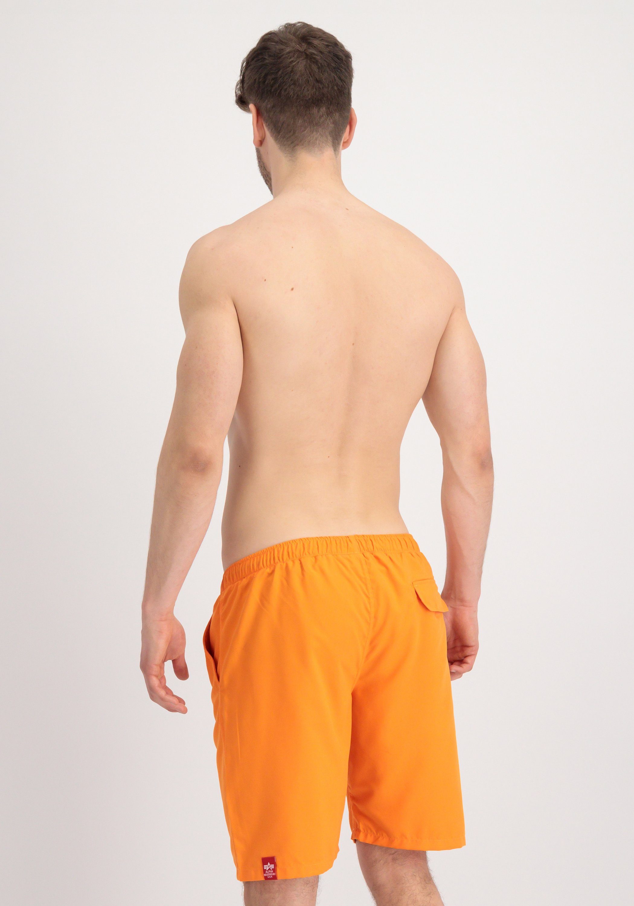 alpha Alpha Board Shorts orange Industries Alpha Industries Side Print - Men Short Beachwear