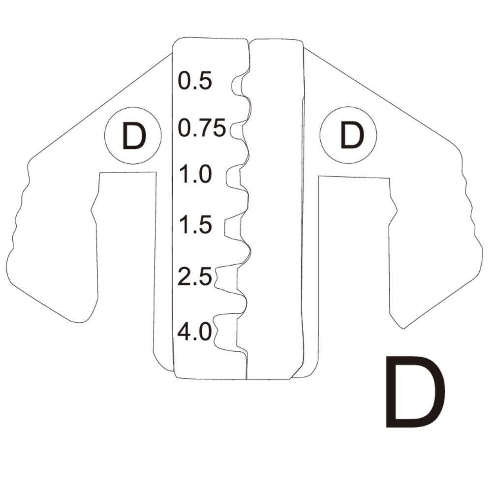 Thumbnail - TOOLCRAFT Crimpzange Aderendhülsen Quetschbereich: 0.5 bis 4 mm²