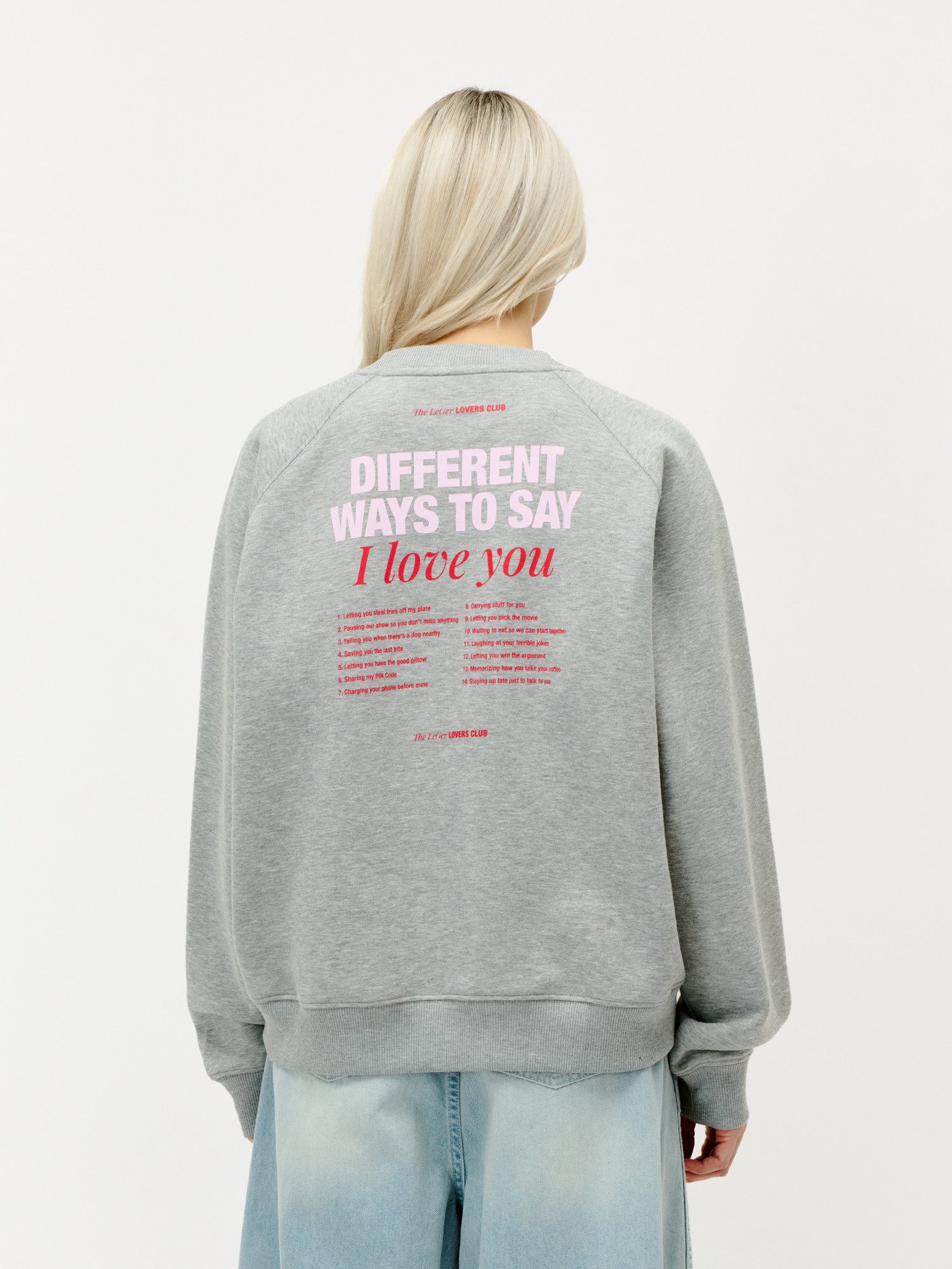 LeGer Sweatshirt Loretta, LeGer by Lena Gercke großer Rückenprint, locker geschnitten