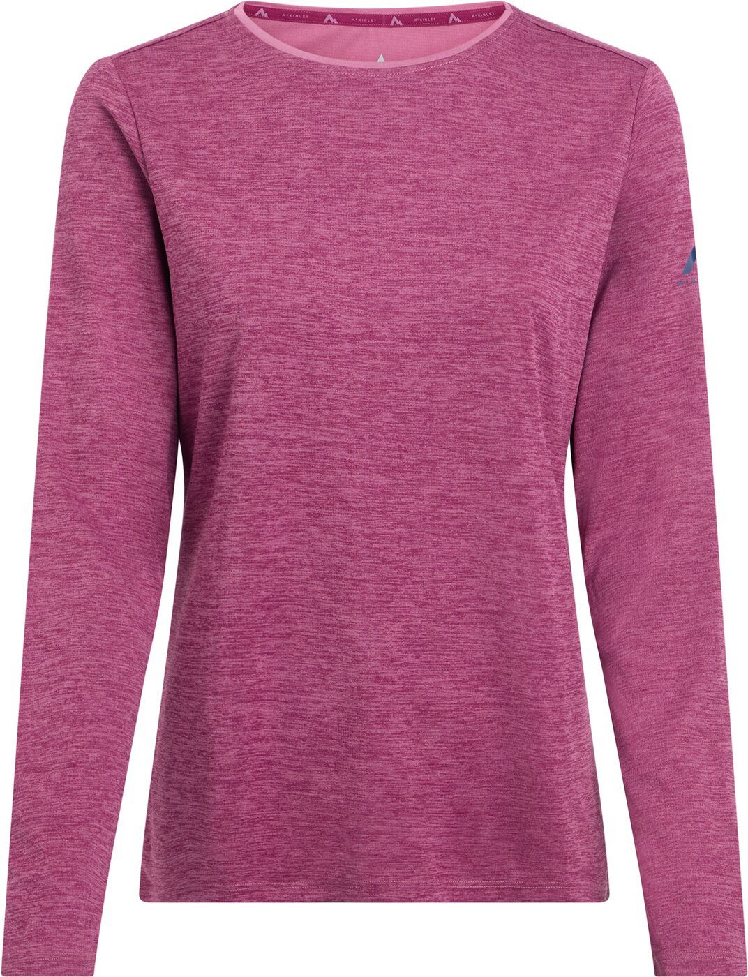 McKINLEY T-Shirt Da.-Langarmshirt Hunu LS W MELANGE/RED WINE günstig online kaufen