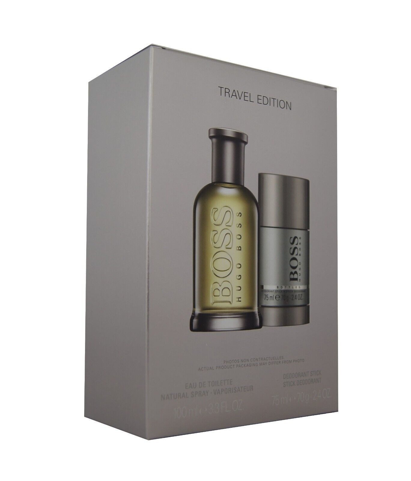 BOSS Duft-Set Hugo Boss Bottled Eau de Toilette 100ml + Deodorant Stick 75ml, 1-tlg.