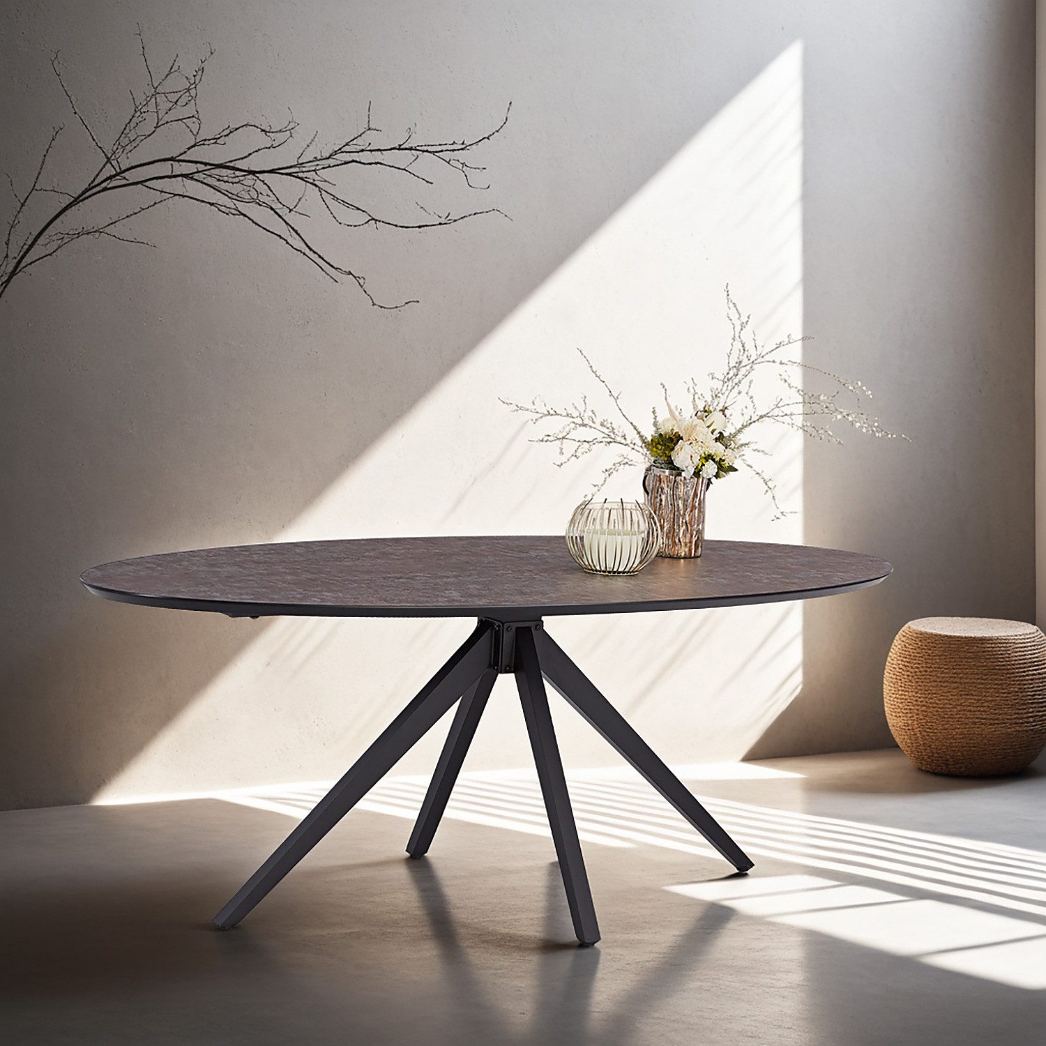 Homestyle4u Esstisch 200 cm Esszimmertisch Küchentisch günstig online kaufen