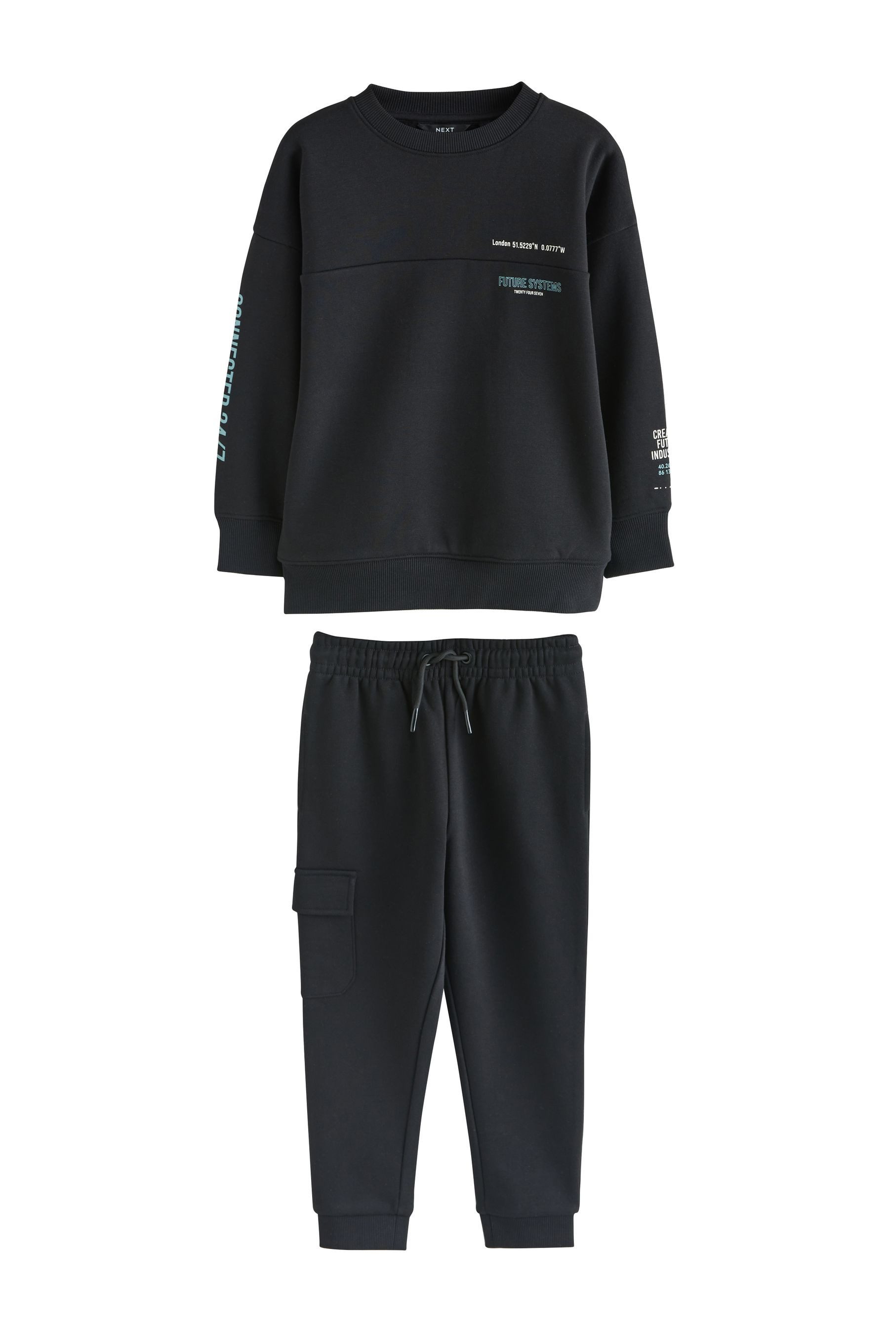 Next Sweatanzug Utility-Hoodie und Jogginghose im Set (2-tlg)