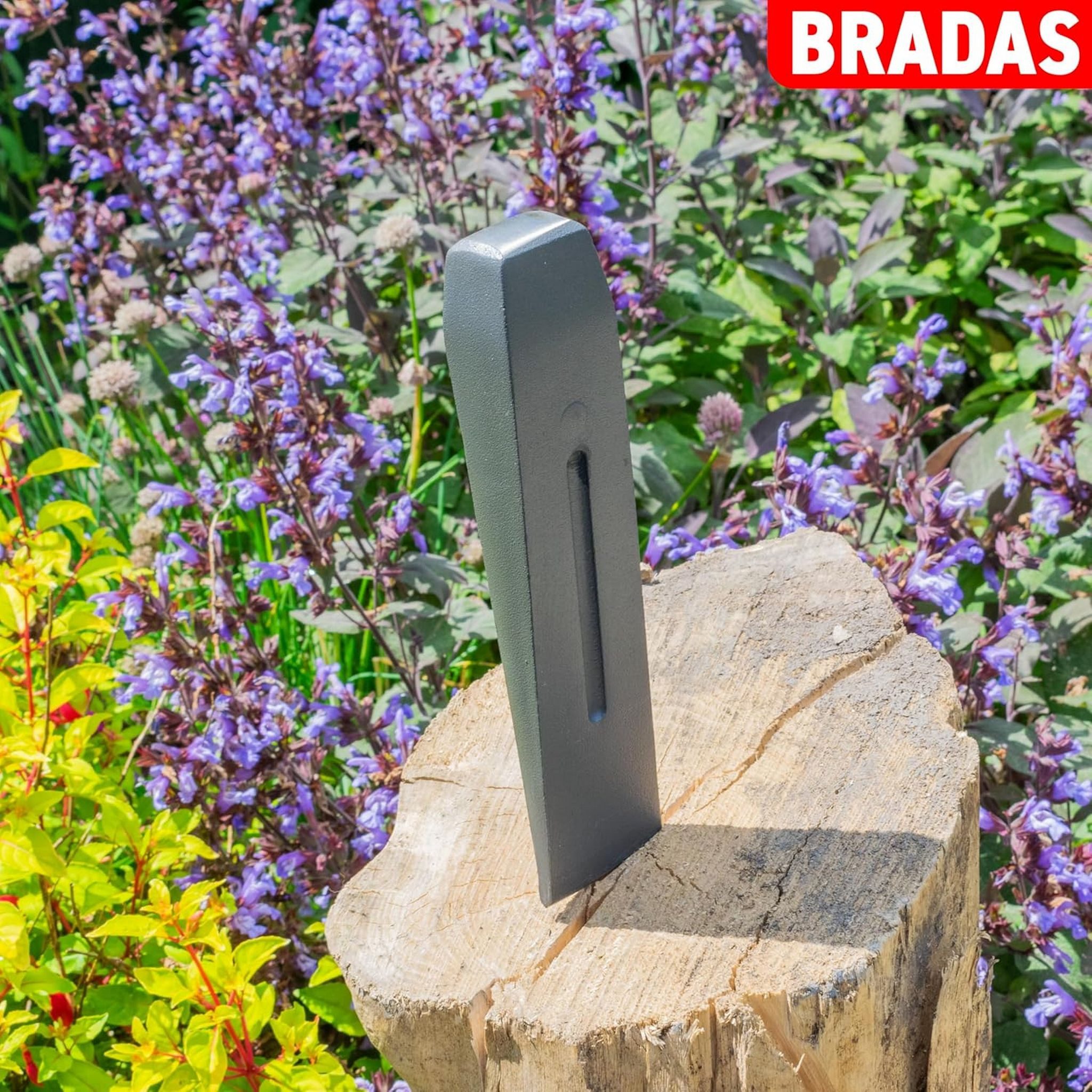 Bradas Spaltaxt Bradas Spaltkeil gehärteter Stahl 1,5 kg grau